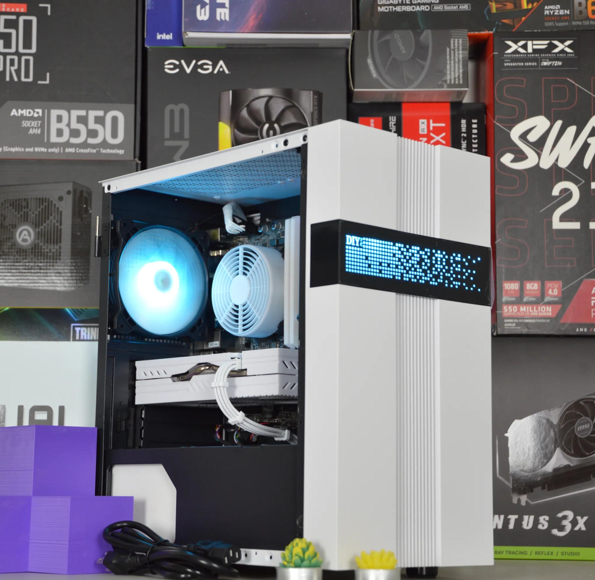 ⚫🌨️| RX 580 8GB | INTEL i5 8400 | 16GB DDR4 RAM | 512GB SATA SSD | Midnight Blizzard |