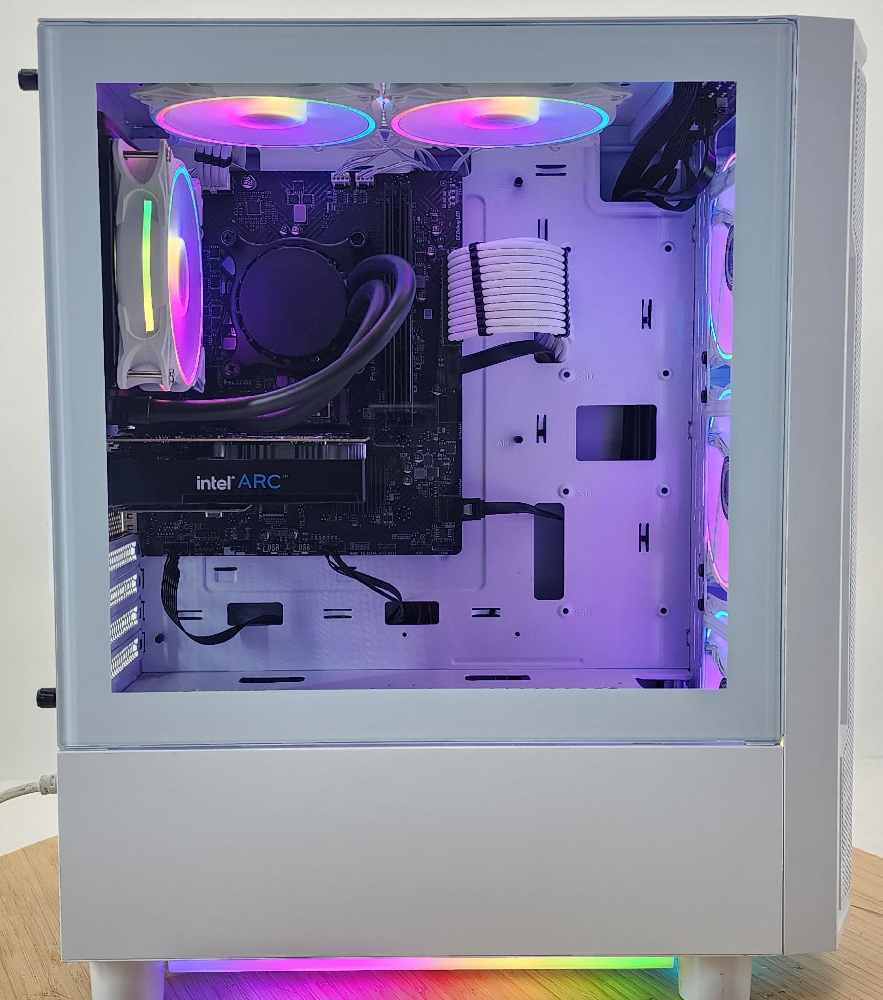 Gaming PC i3-10105F 16GB RAM 256GB SSD + 1TB HDD A380 6GB Windows 11 Computer