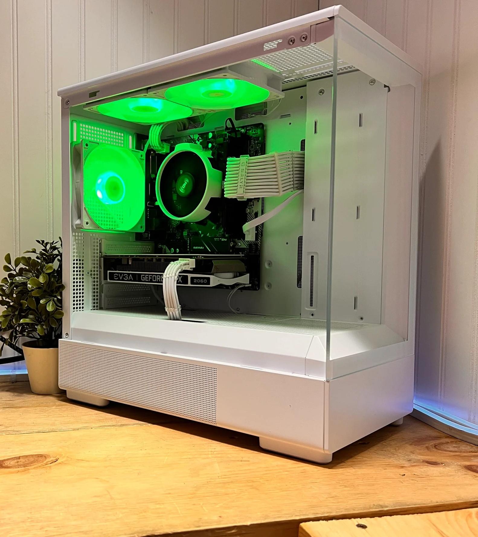 ❄️ICE❄️ RYZEN3/2300x/A320m asrock/16g DDR4/650 watt PSU/EVGA RTX 2060 custom card