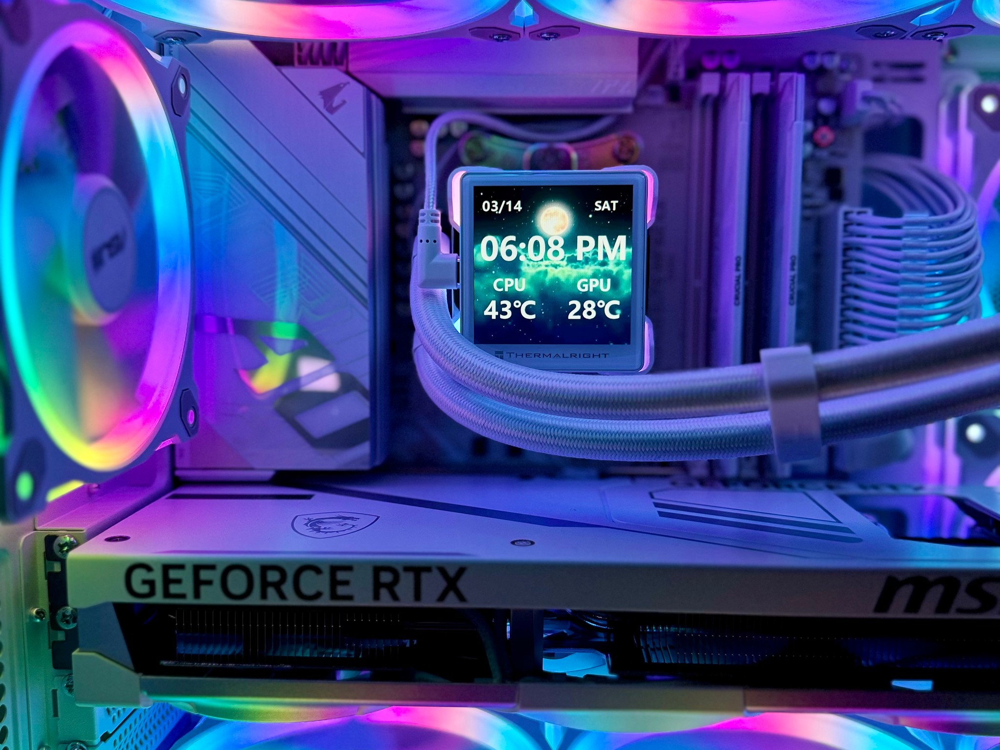 Shook PC Stay Frosty 💎 Ryzen 9850X3D | 5070 Ti OC 16GB | 32GB DDR5 6400MHz CL32 | 2TB SSD NVMe m.2