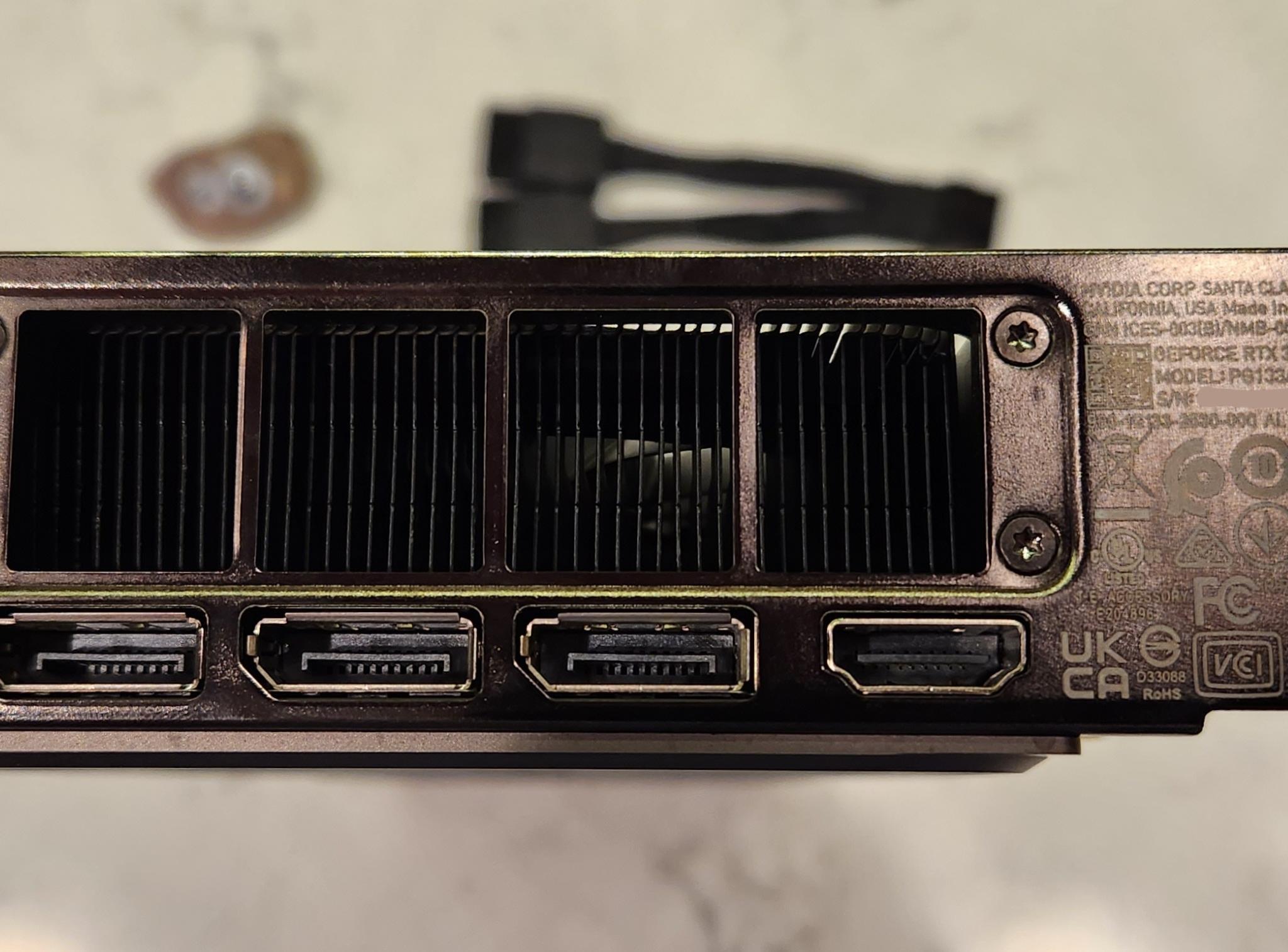 RTX 3080 10GB (NVidia FE w/ Power Adapter) - Used