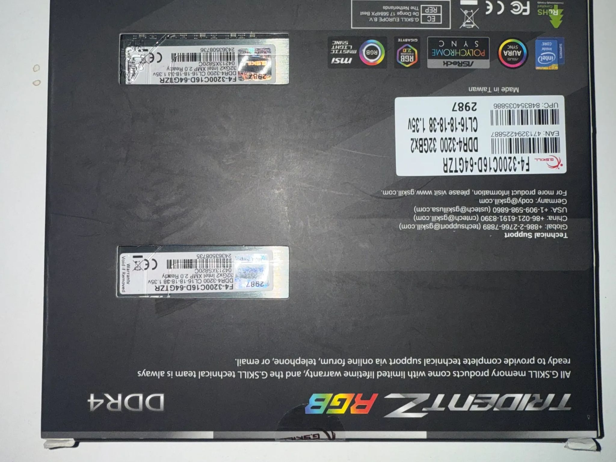 G.Skill Trident Z RGB series