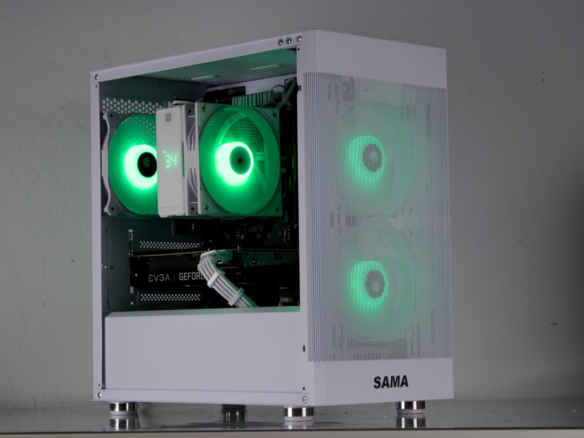 🤍🩵 RTX 3060/ Ryzen 5500 / 16GB / 1TB Gaming PC 🩵🤍- ARGB, WiFi, BlueTooth