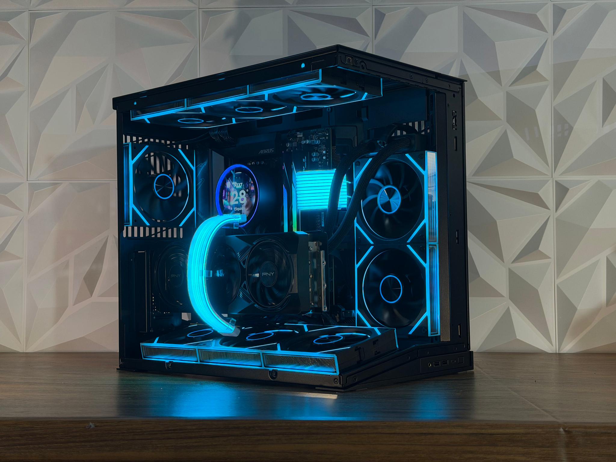 🌑✨RTX 5070 Ti | 9800x3d| 32GB RGB DDR5 | 2TB NVMe | Windows 11 Pro🌑✨"ECLIPSE PRISM” Gaming PC