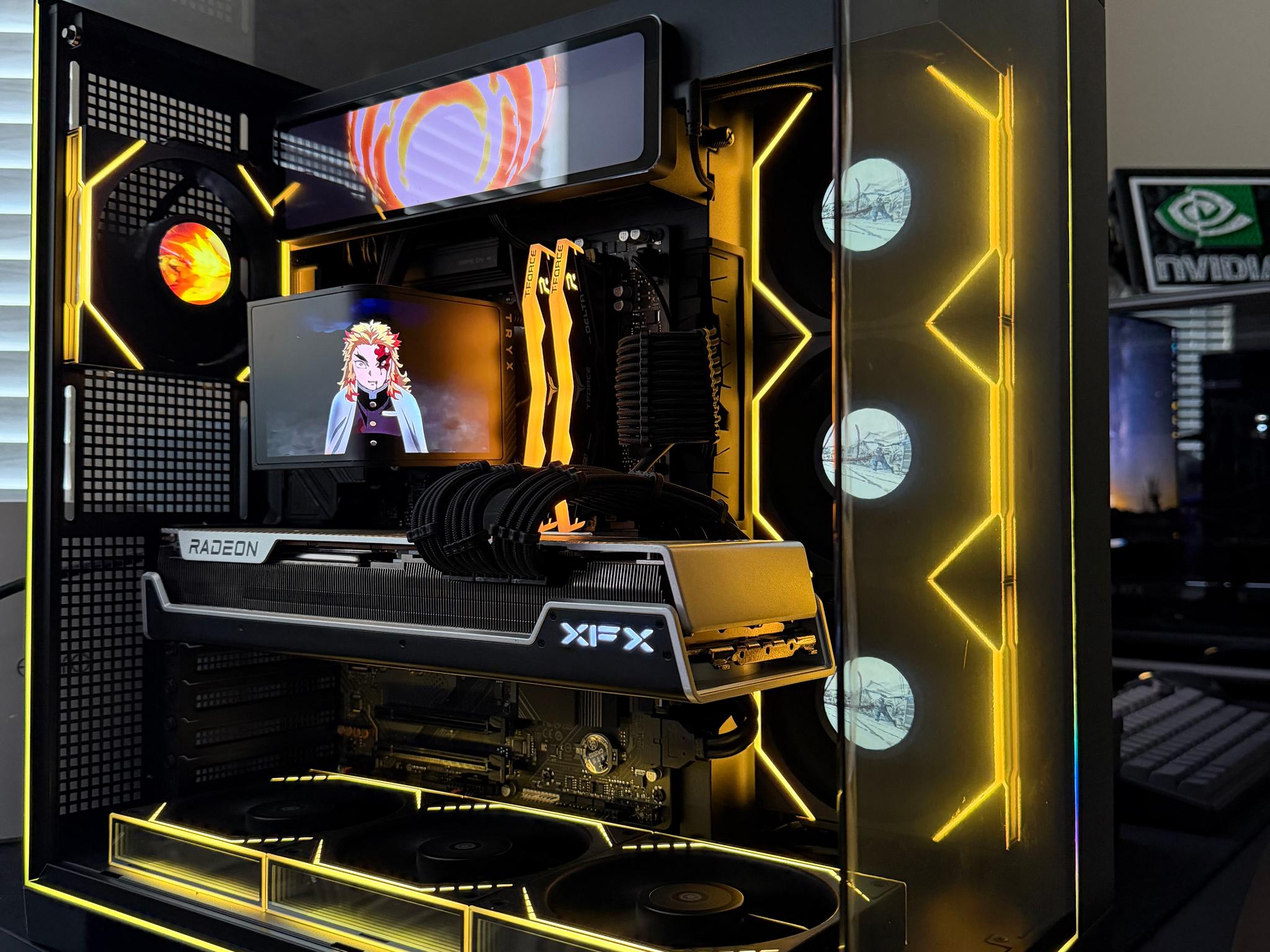 PREMIUM 4K GAMING PC | RYZEN 7 9800X3D | RX 7900 XTX 24GB | 32GB DDR5 | 5TB STORAGE | TRYX PANORAMA