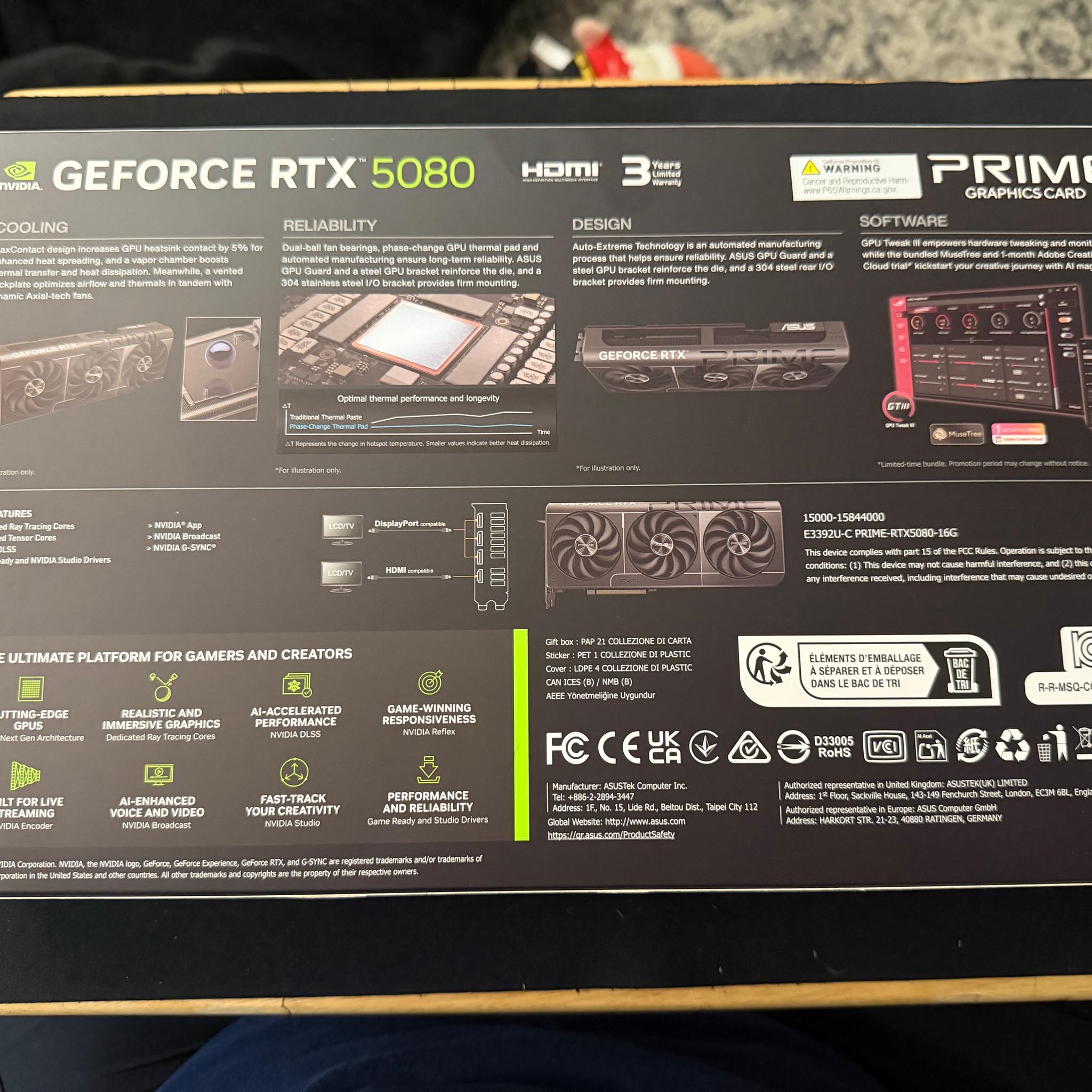 ASUS PRIME RTX 5080