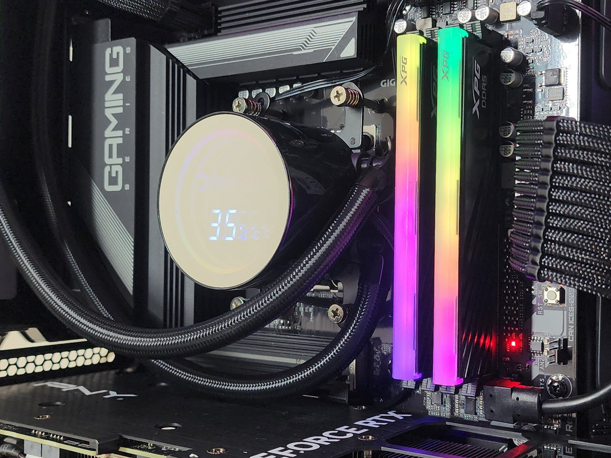 Gaming PC Ryzen 7 7800X3D 32GB RAM 2TB SSD RTX 4070 Ti SUPER 16GB Win11 Computer