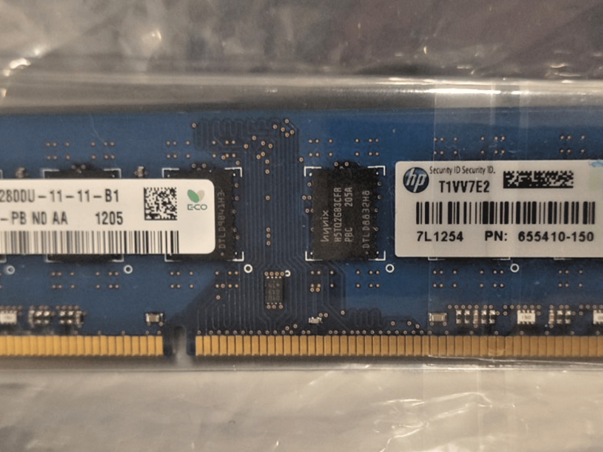 SK Hynix 4GB DDR3 Desktop RAM PC3-12800U 1600MHz HMT351U6CFR8C-PB HP 655410-150