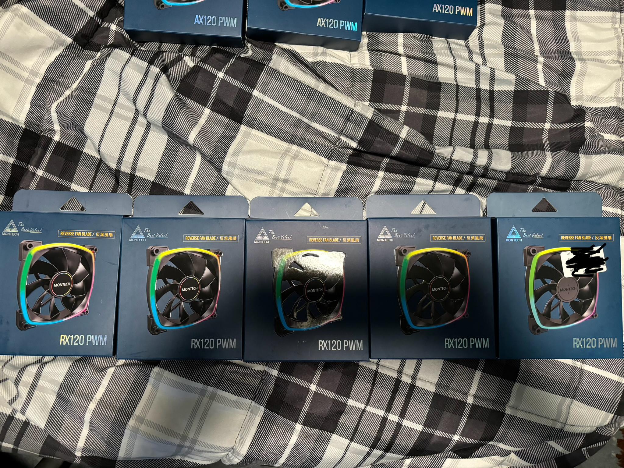 Montech RX 120mm ARGB |Qty: 4| Gaming PC Fans