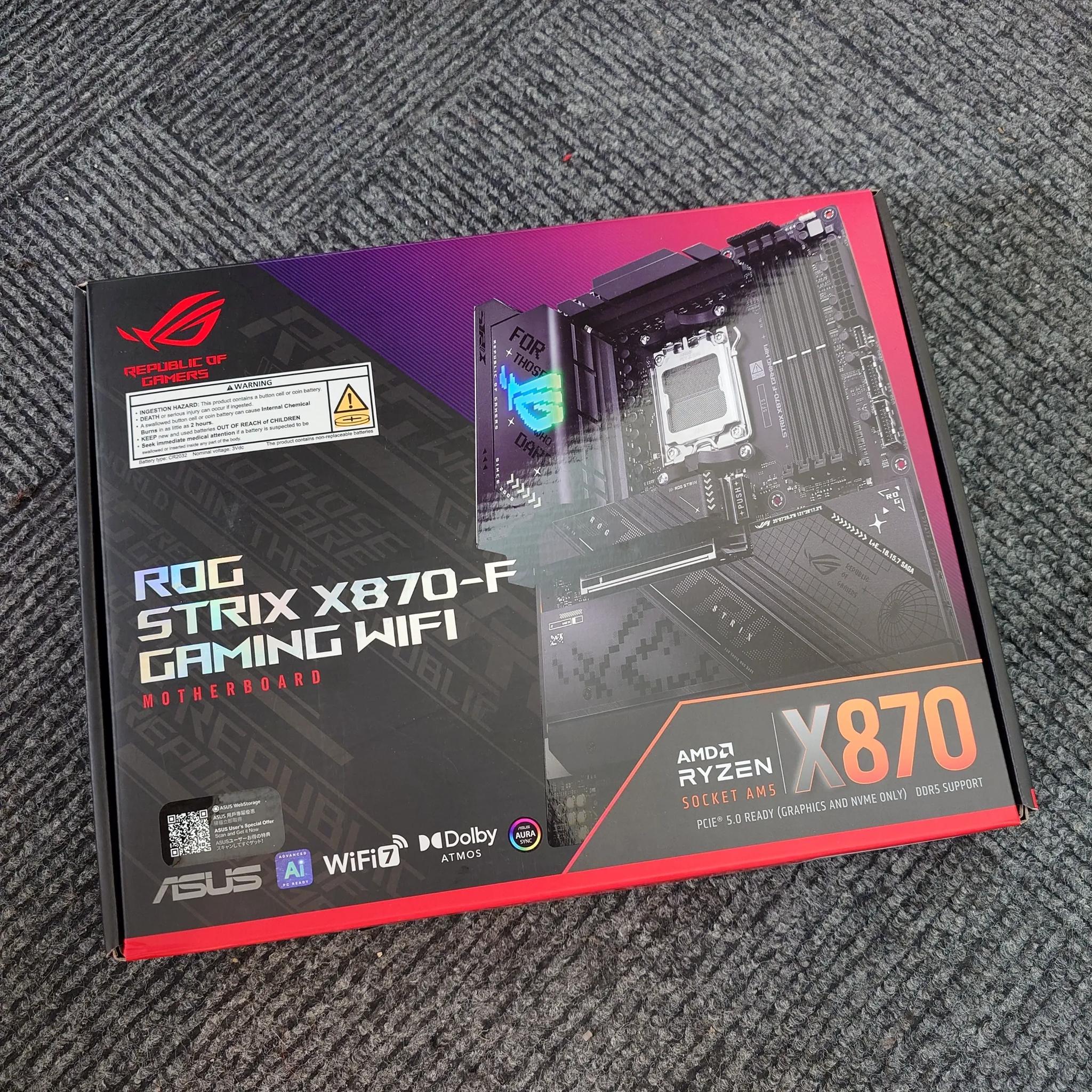 Asus ROG STRIX X870-F Motherboard