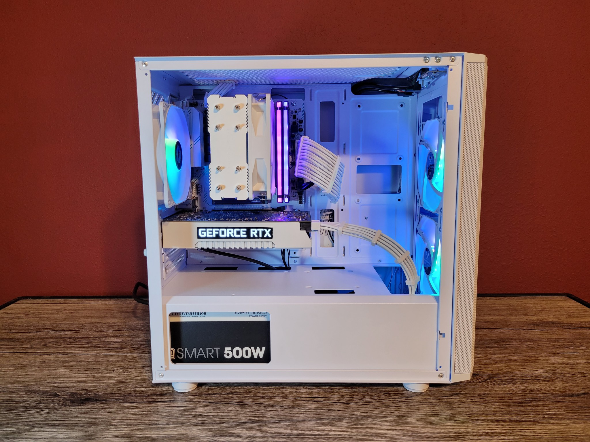 White RTX 2060 Gaming PC (Ryzen 5 2600X | 16GB RAM | 500GB SSD | Wifi + BT)