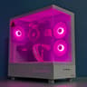 Pink & White Gaming PC | RTX 3060 Ti | Ryzen 5 5500 | 16GB RAM | NVMe SSD