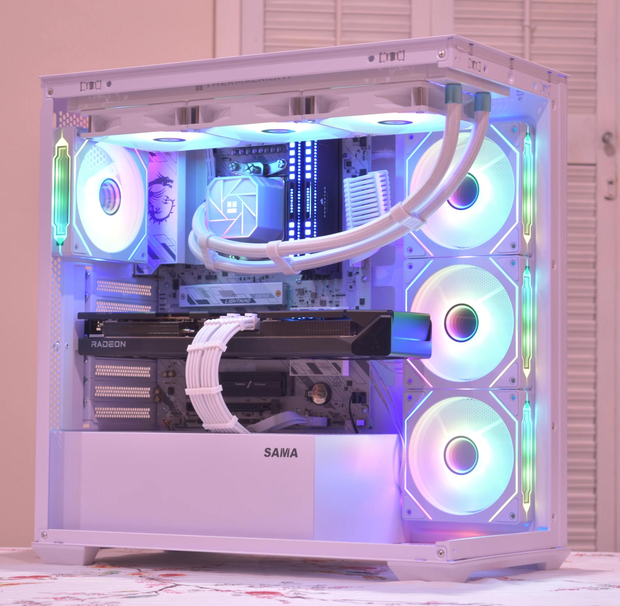 🚀Performance Gamer🚀 Ryzen 7 7800X3D | AMD RX 9070 16GB | 32GB DDR5 | 1TB nVME SSD | White RGB+Wifi