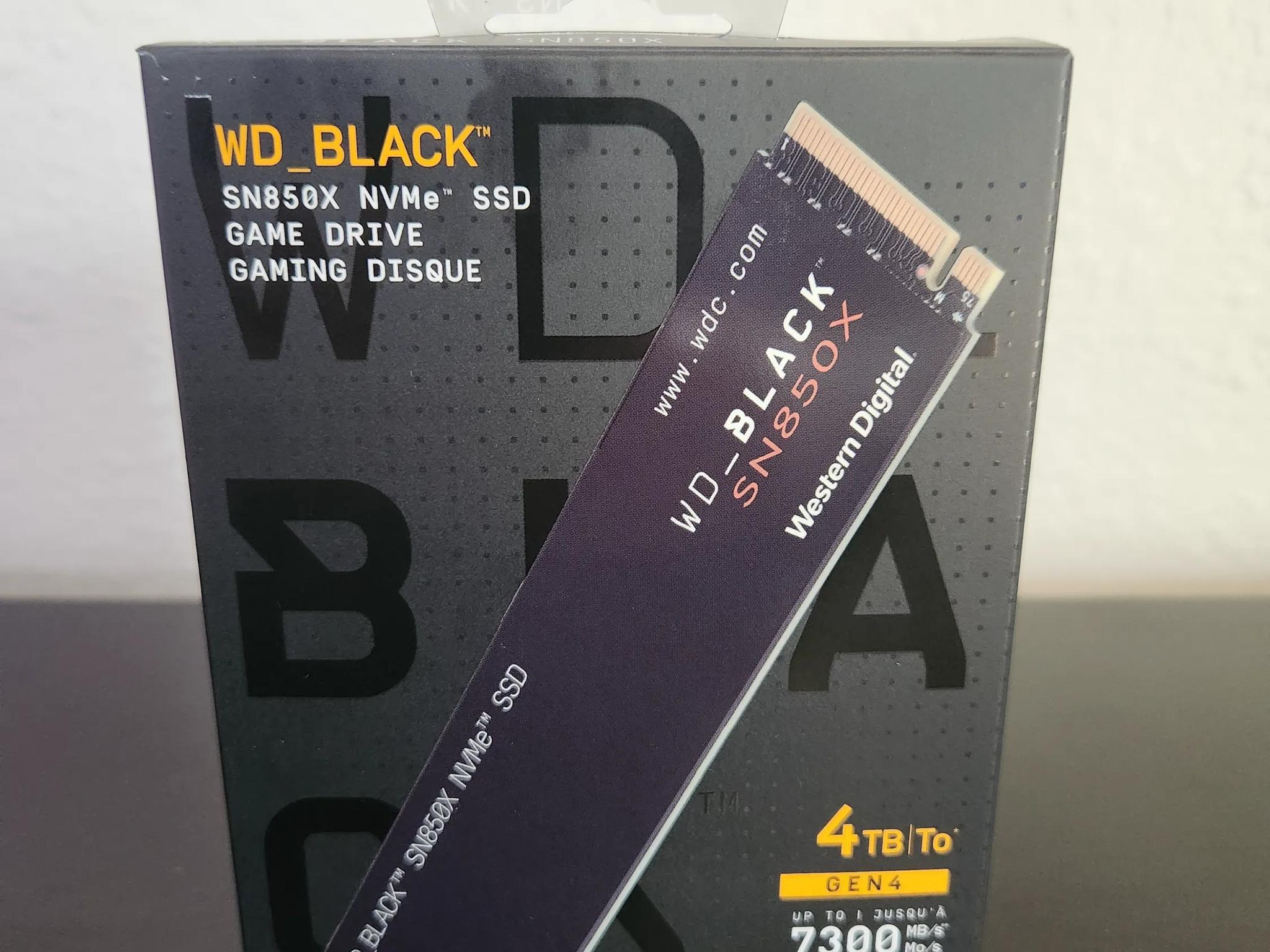 WD_BLACK 4TB SN850X NVMe