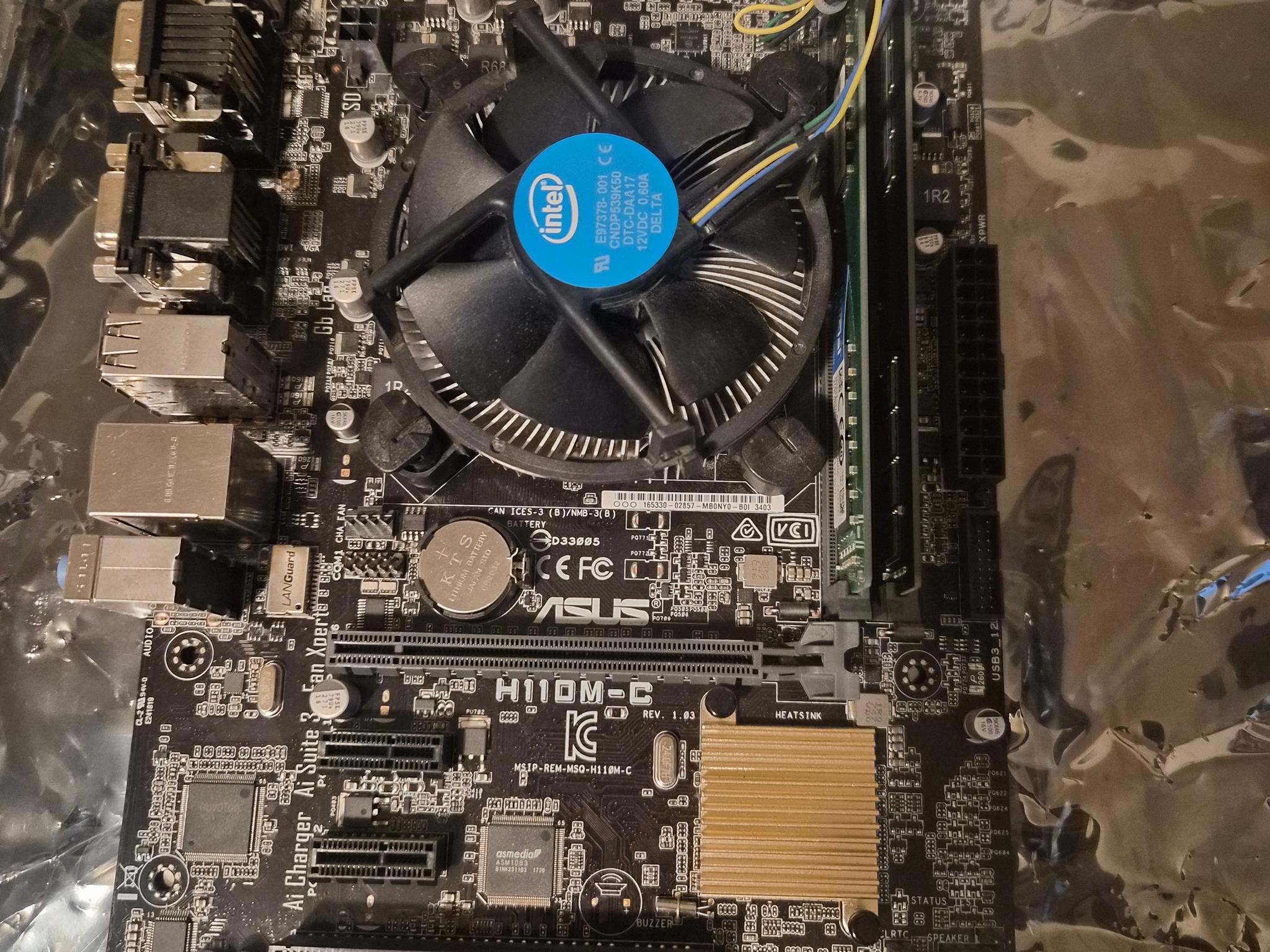 I5-7500 - 16gb ram- H110M-C MATX