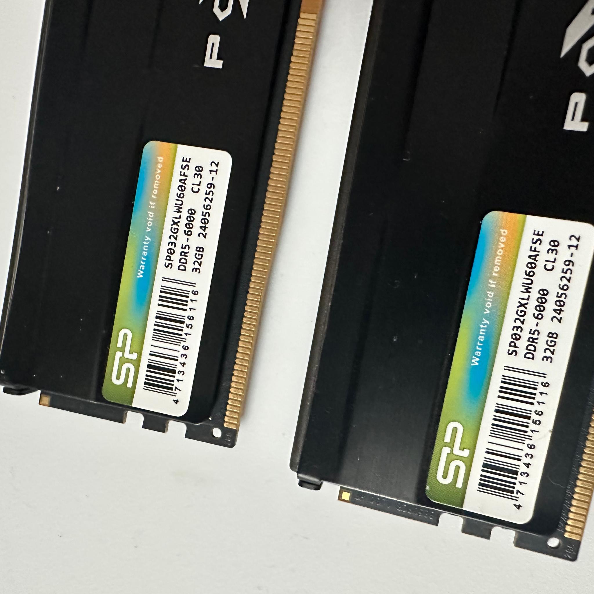 64GB DDR5 CL30 6000MT/s SILICON POWER XPOWER DESKTOP MEMORY RAM