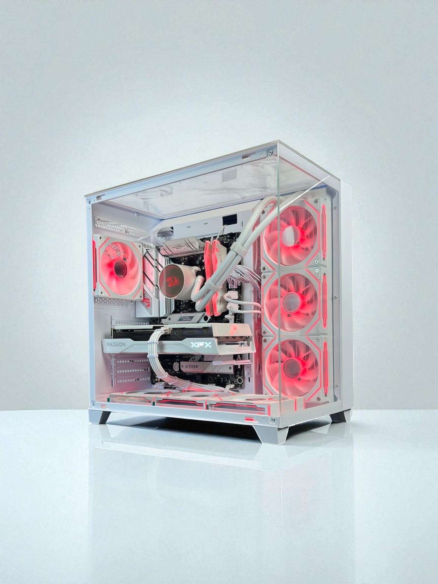 Liquid Cooled AMD RX 9060 XT 16GB Ryzen 5 8400F 16GB DDR5 1 TB M.2 Gaming PC