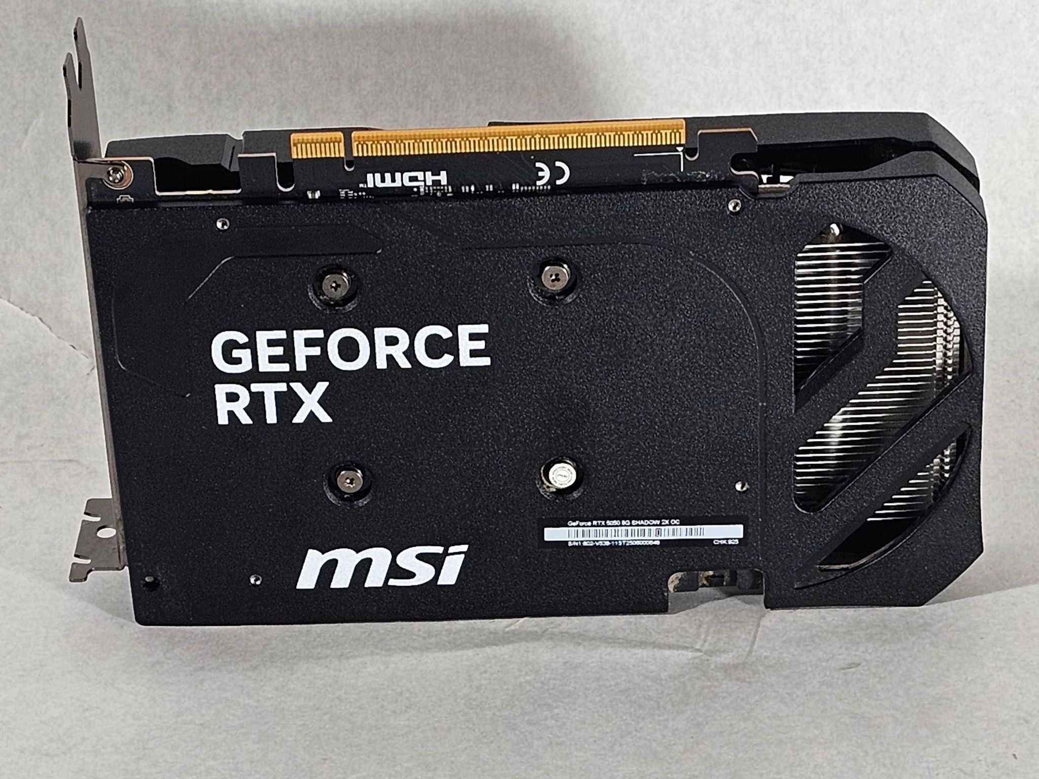FOR PARTS ONLY: RTX 5060 MSI 8GB