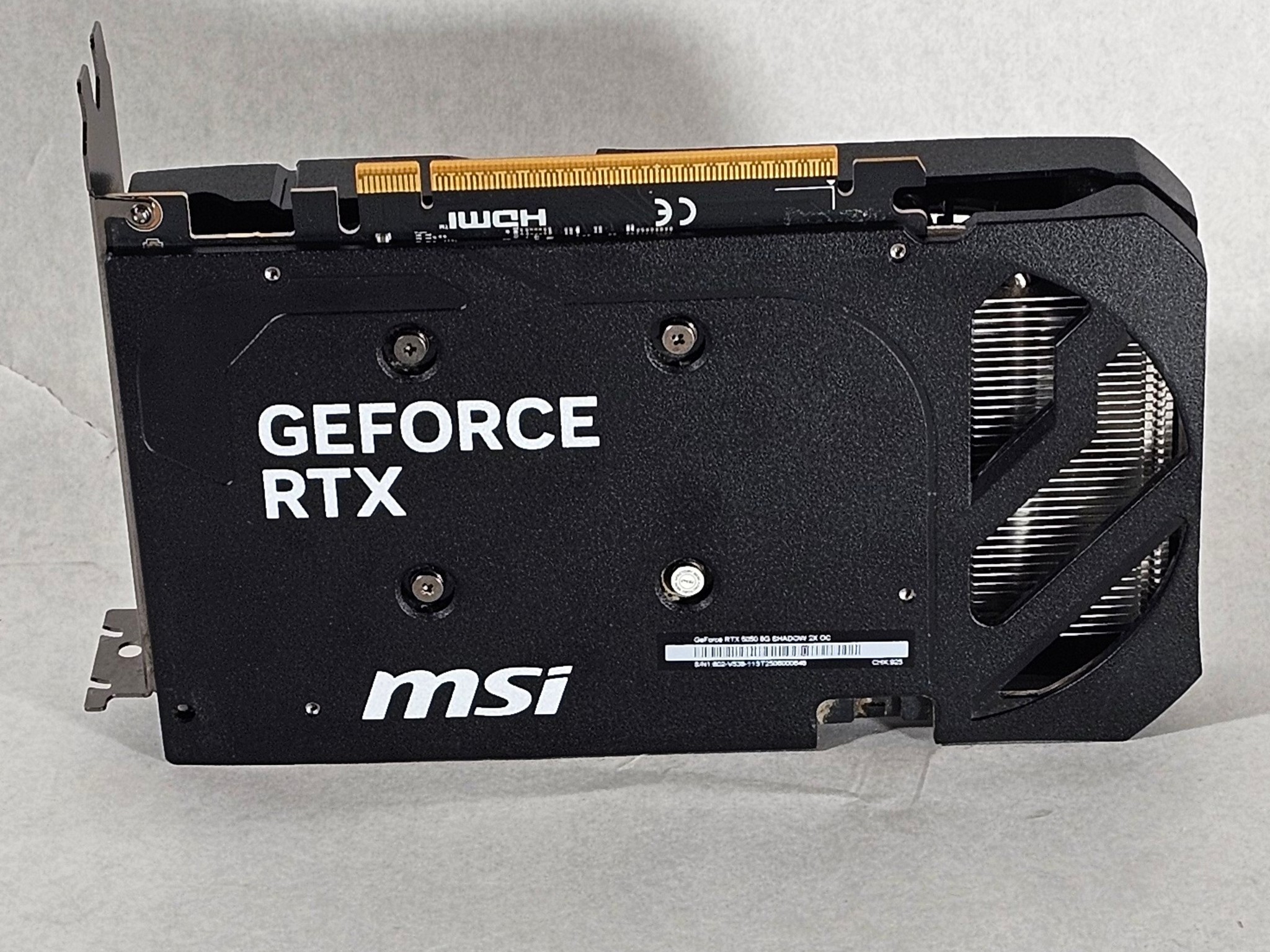 FOR PARTS ONLY: RTX 5060 MSI 8GB