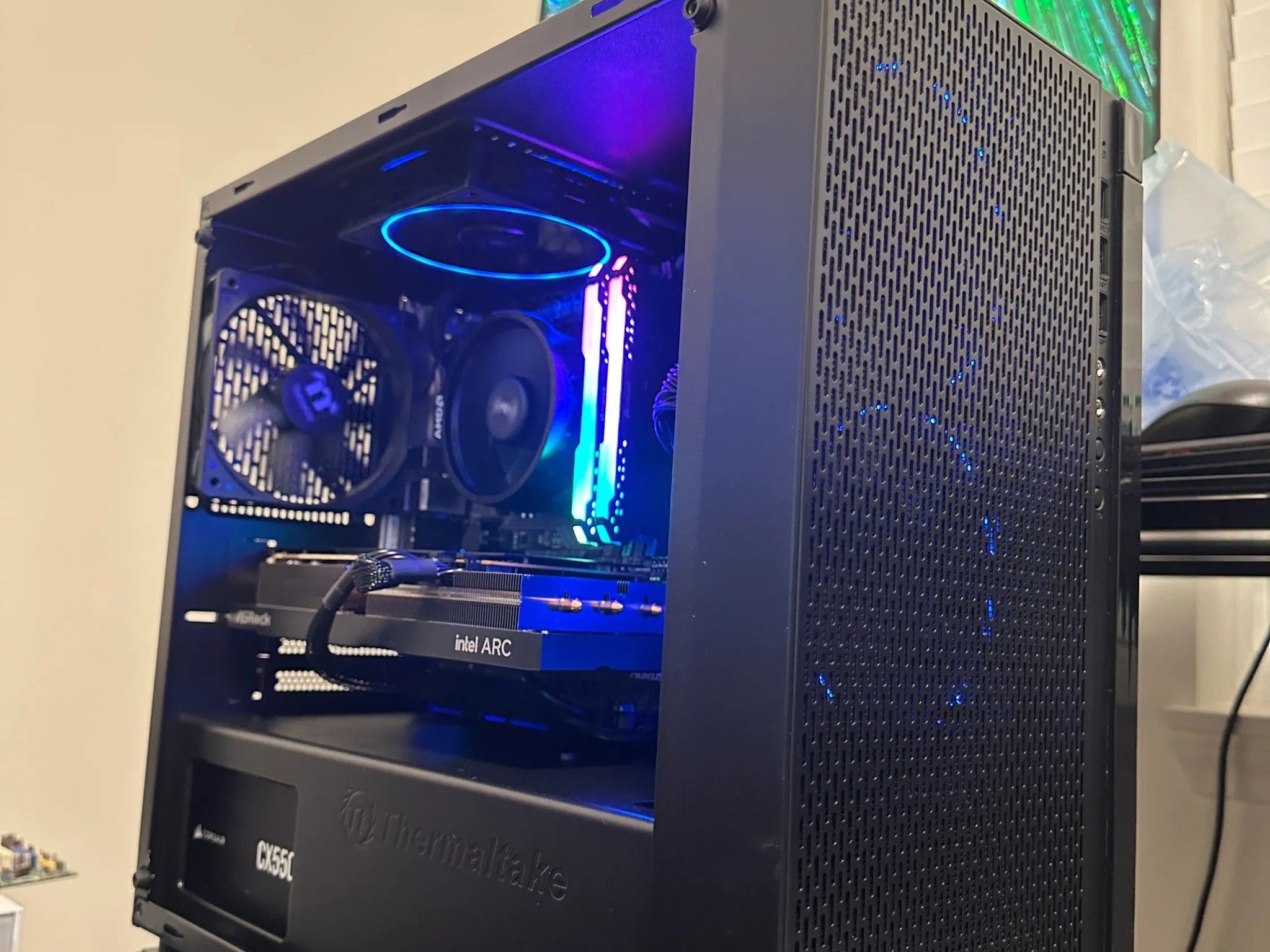 Ryzen 5500 Intel Arc A580 Gaming PC