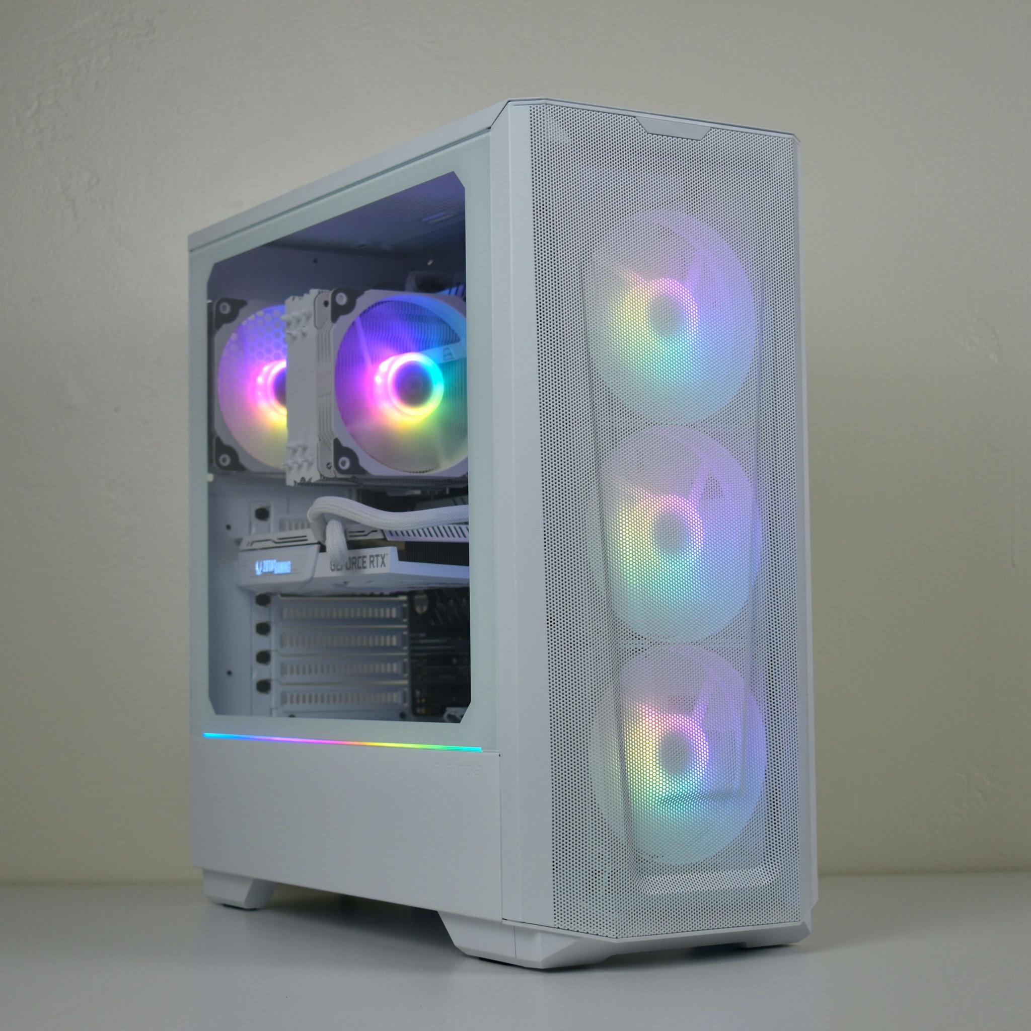 Forge Hercules ❄️ARCTIC WHITE❄️ Gaming PC / RTX 3060ti / Ryzen 5600 / 1TB NVME SSD / 16GB DR4 / WiFi