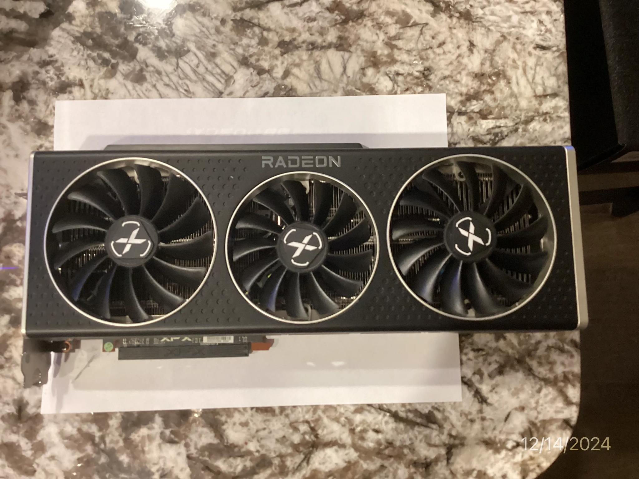 ++ NEW ++ XFX Speedster MERC 319 Radeon RX 6800 BLACK 16GB Gaming Graphics Card Open Box