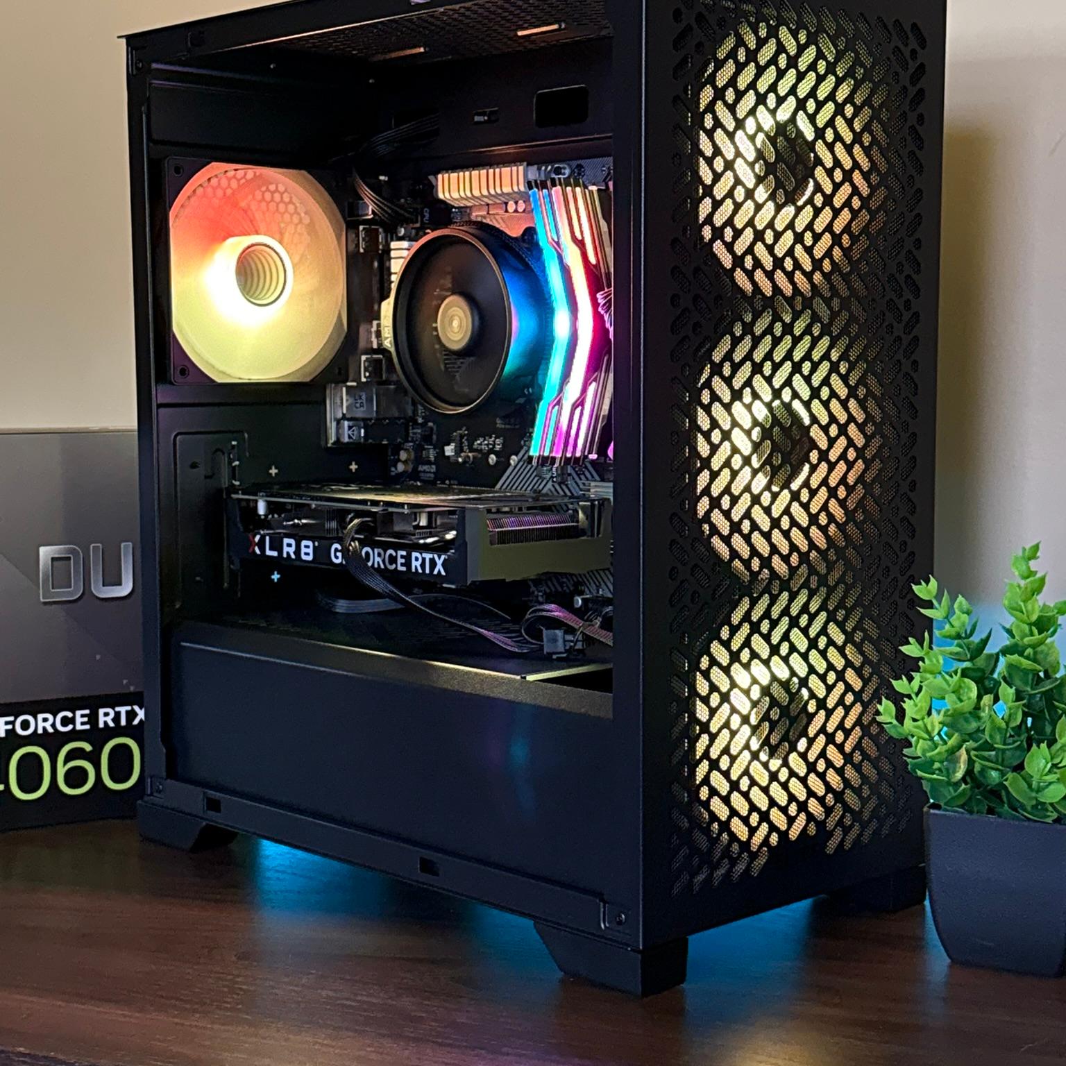 RTX Gaming PC | RTX 4060 | RYZEN 5 5500 | 16GB RAM | 1.25TB Storage