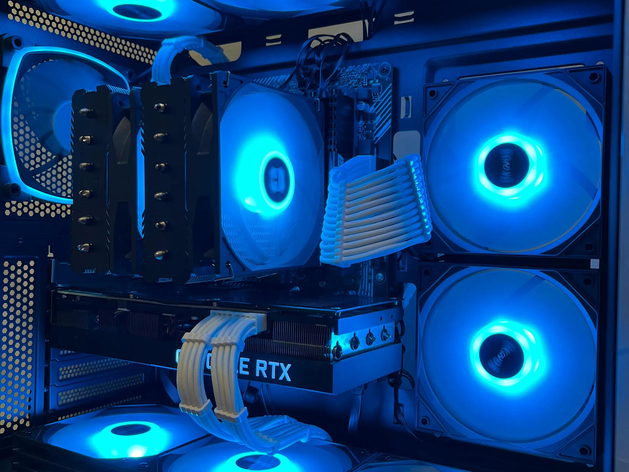 🌊Blue Lagoon🌊 | RTX 3080 PRO PC | Ryzen 5 5700G | 16GB RAM | 1TB SSD | Windows 11 Pro