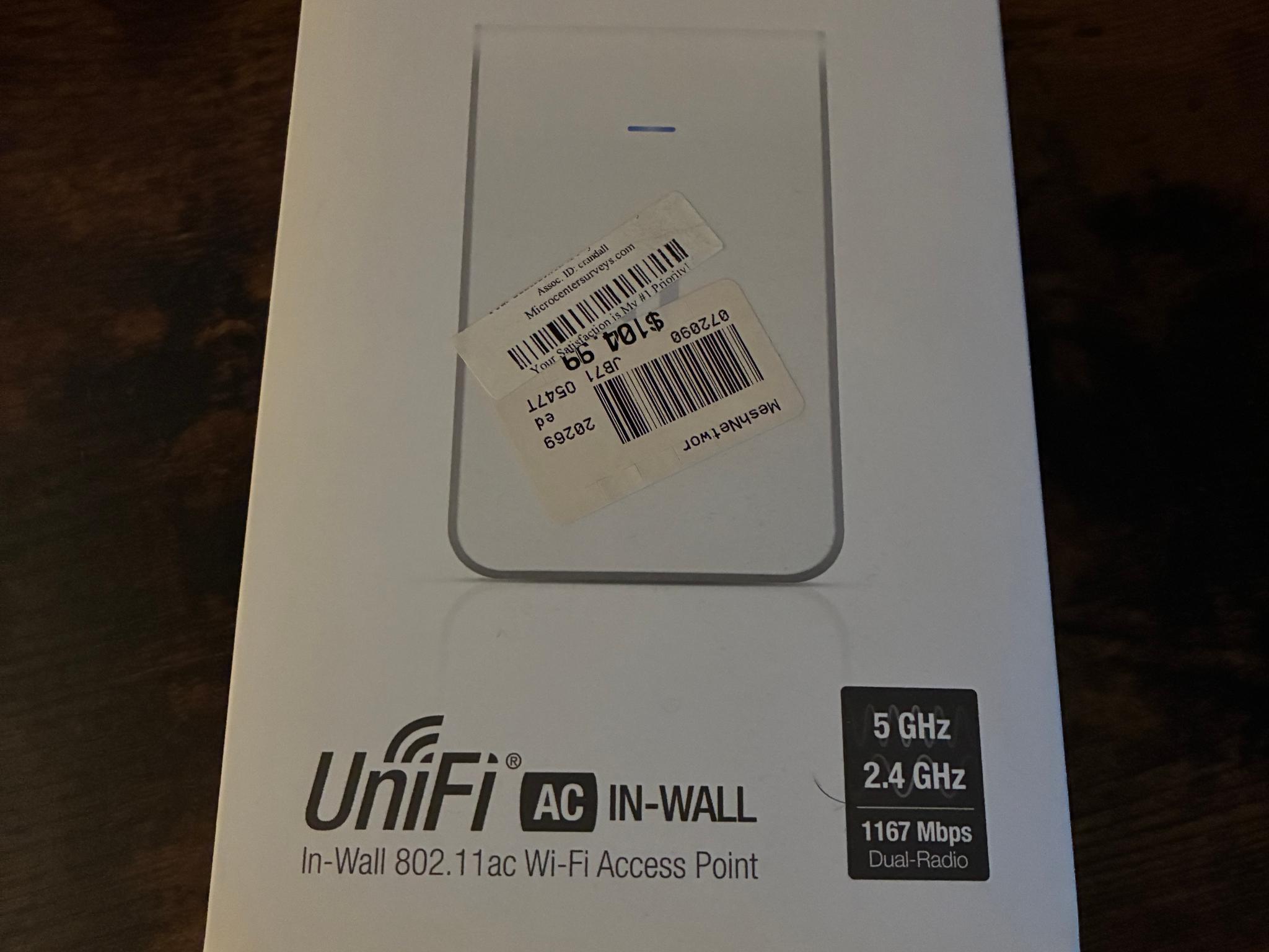 Ubiquiti Unifi AC In-Wall Wireless Access Point