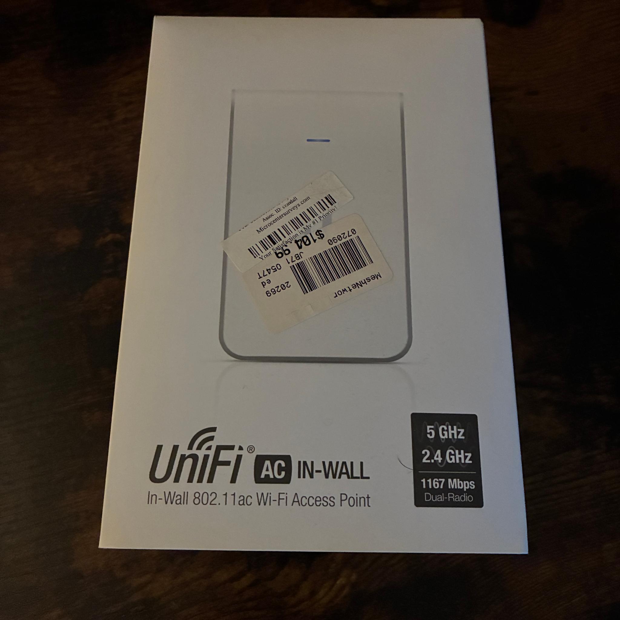 Ubiquiti Unifi AC In-Wall Wireless Access Point