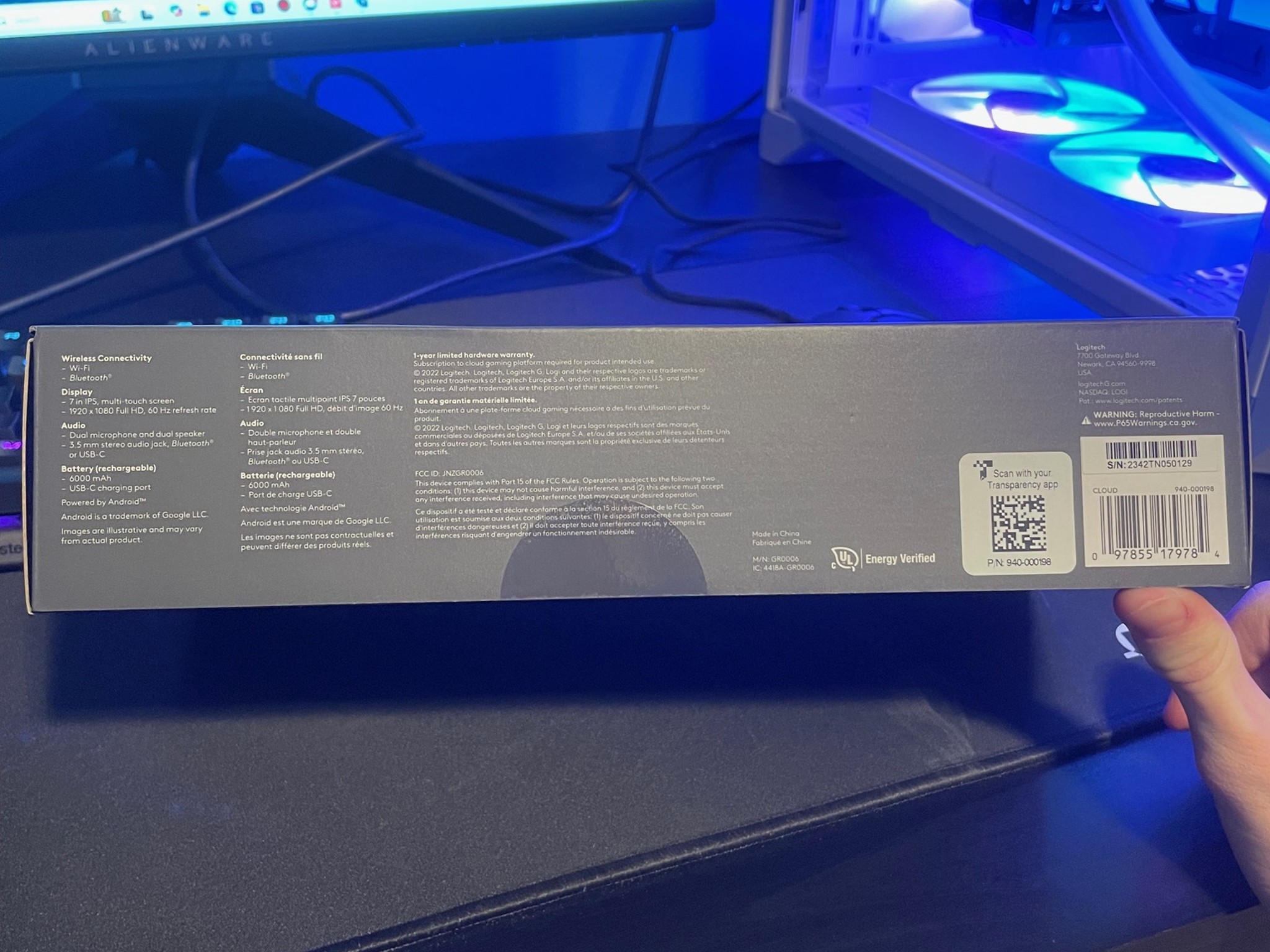 Logitech G Cloud Gaming Handheld (FREE CASE)