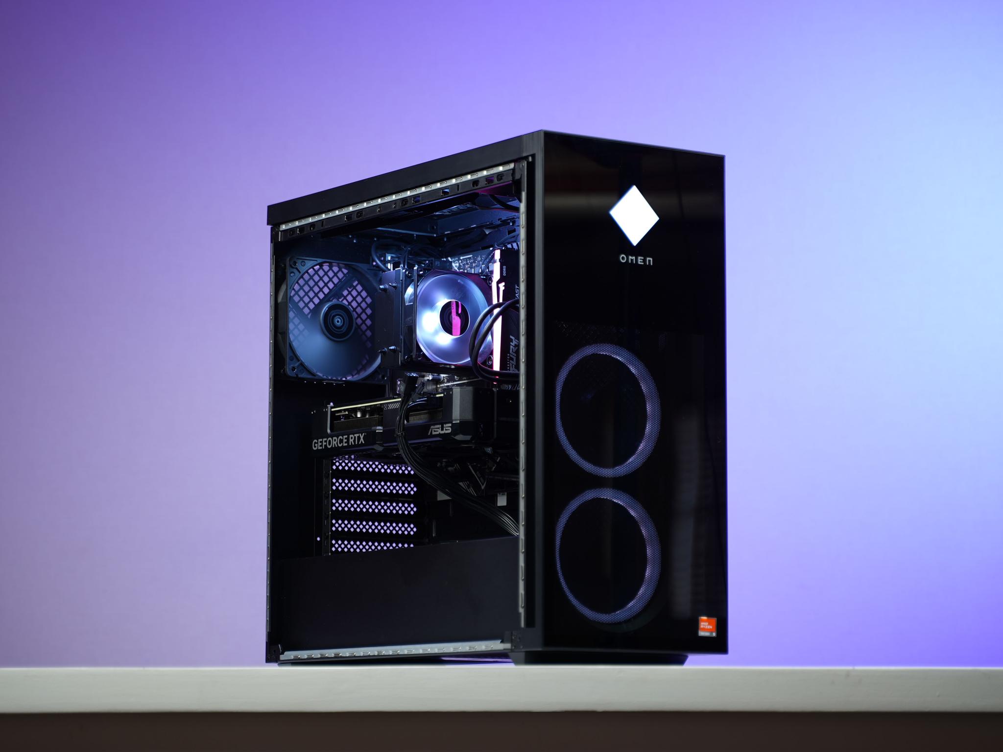 “OMENFORM 4” RTX 4070 Ryzen 5 7600 8GB 1.5TB Windows 11 Workstation Gaming PC Powerhouse