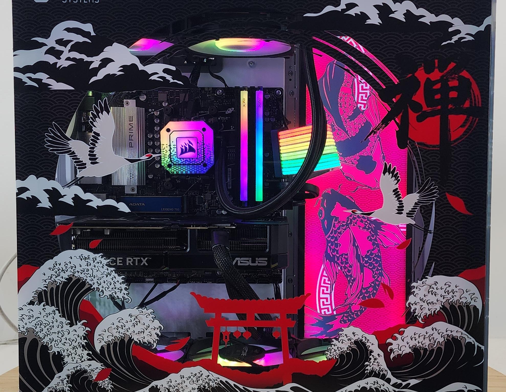 Gaming PC Ryzen 7 7700X 32GB RAM 1TB SSD RTX 5070 12GB Windows 11 Computer