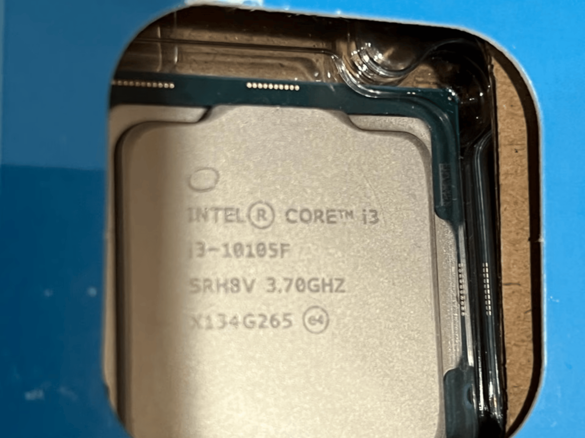 Intel i3 10105F 4 core 8 threads with cooler LGA 1200