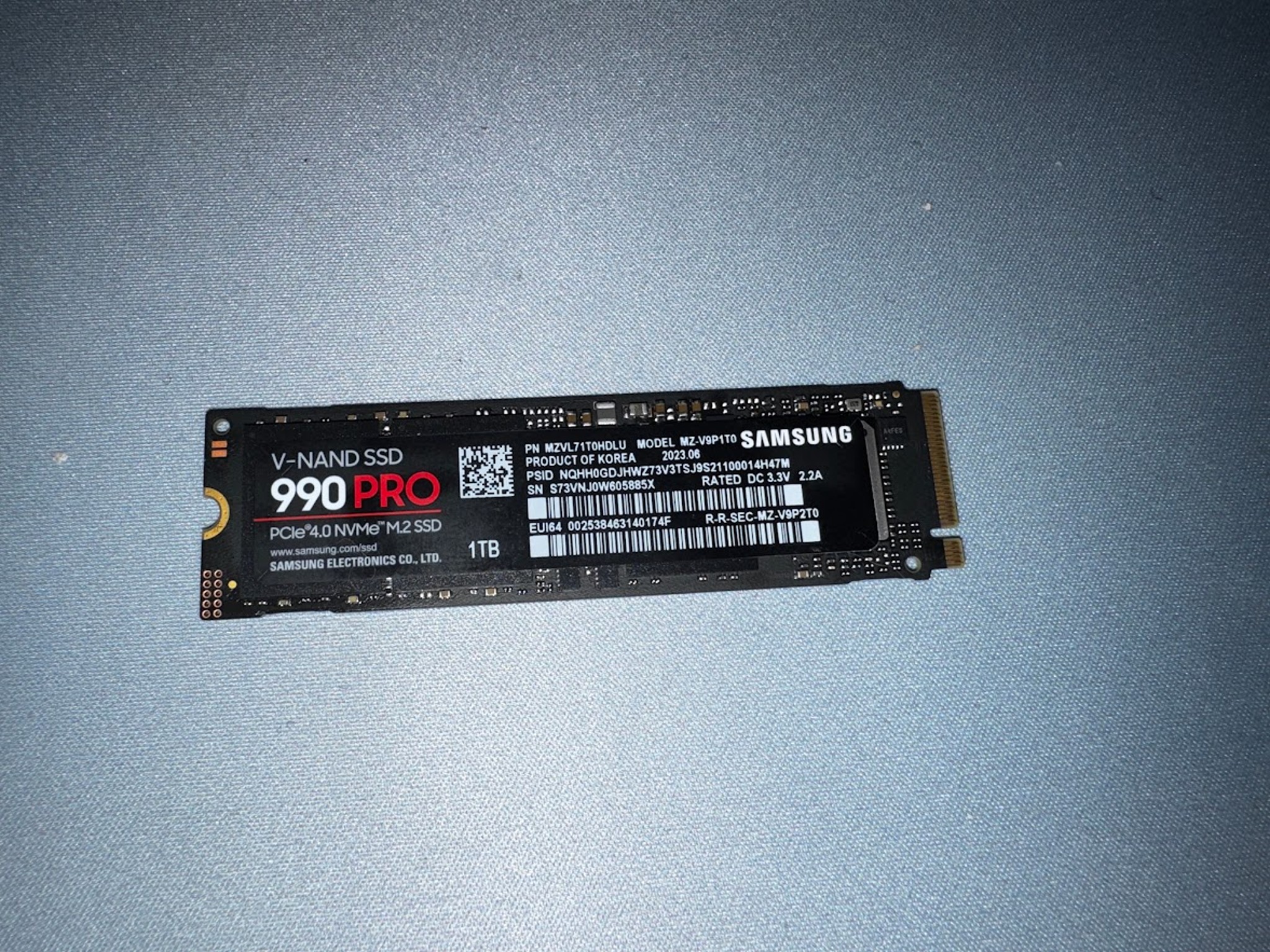 Samsung 990 PRO SSD 1TB PCIe 4.0 M.2 2280 Internal Solid State Hard Drive,  Speeds Up to 7,450 MB/s