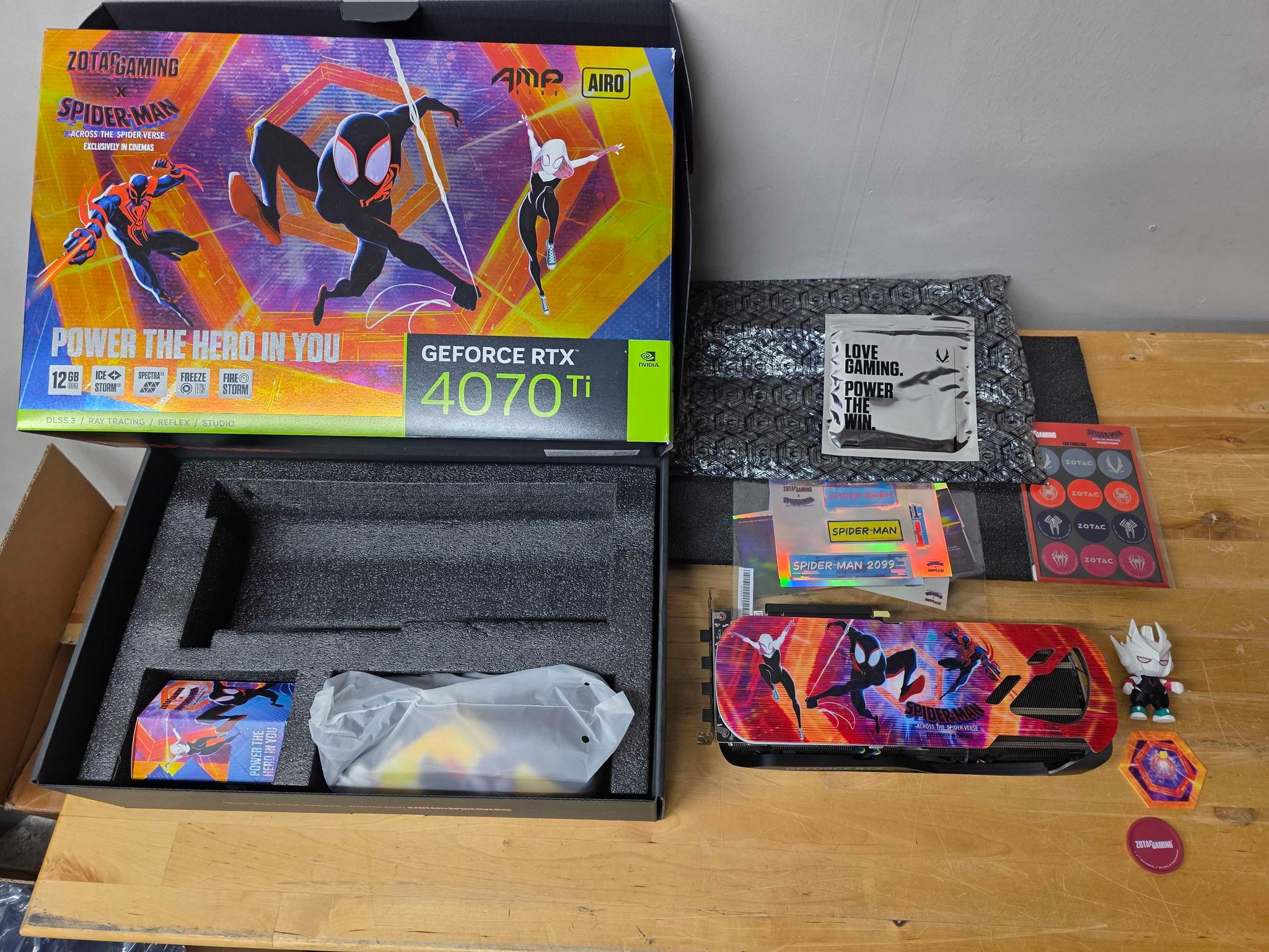 Zotac RTX 4070Ti (16GB) Amp Aero Spider Man