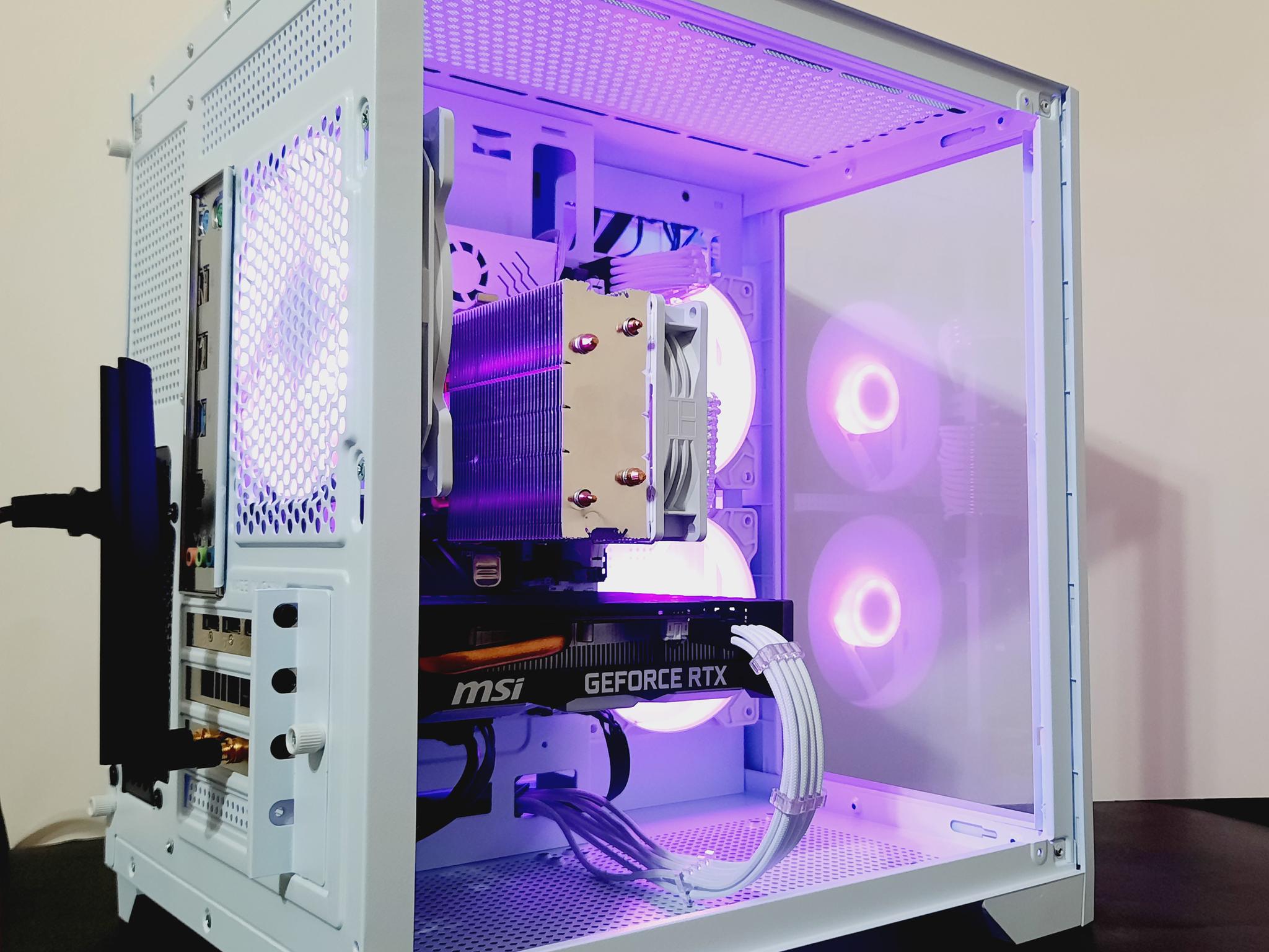 ❄️White Gaming PC wRGB - Intel Xeon 6-cores ● 16GB RAM ● 512GB SSD ● RTX 2060 ● Great Value 1080p