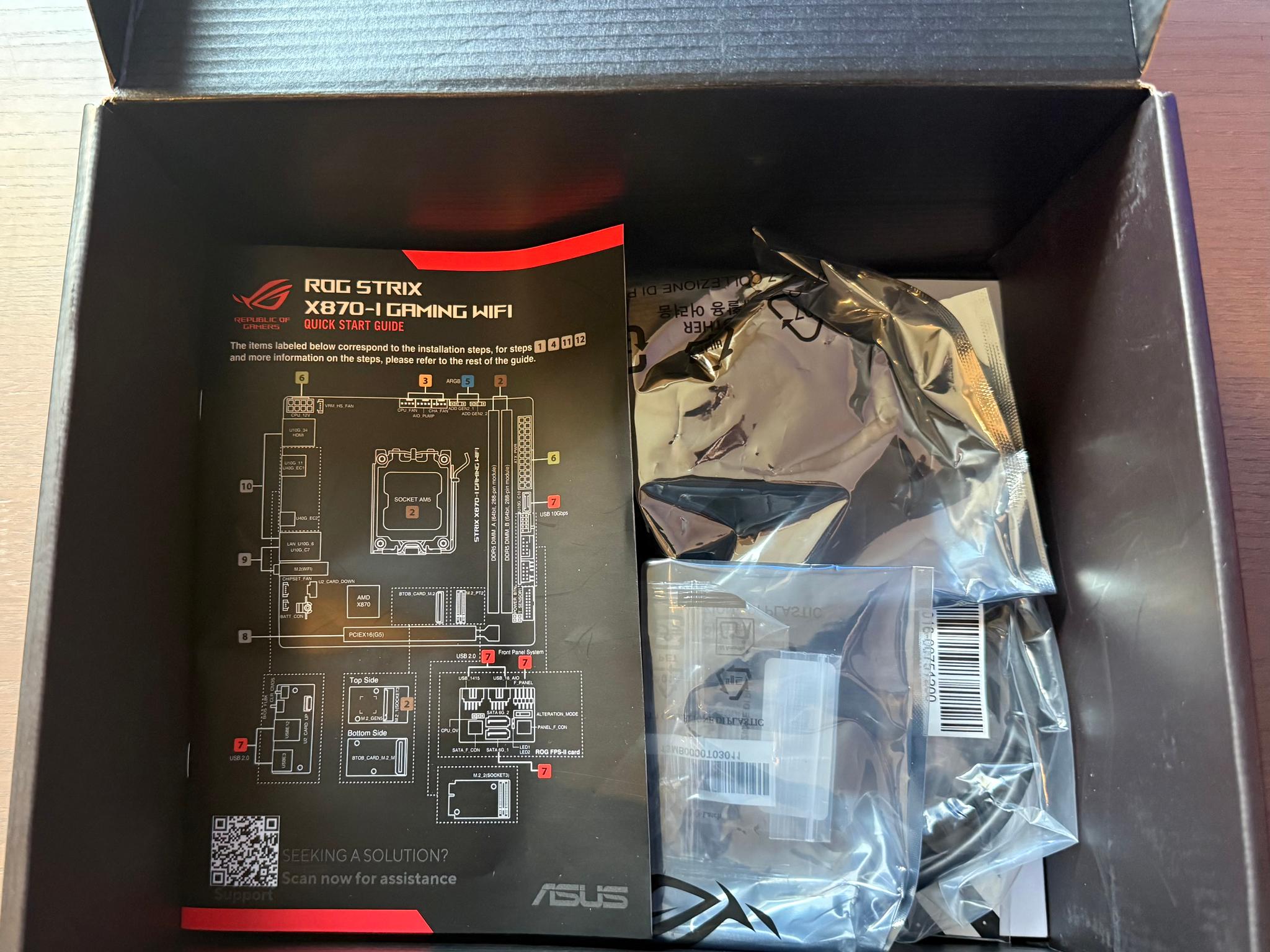 ASUS ROG STRIX x870-I