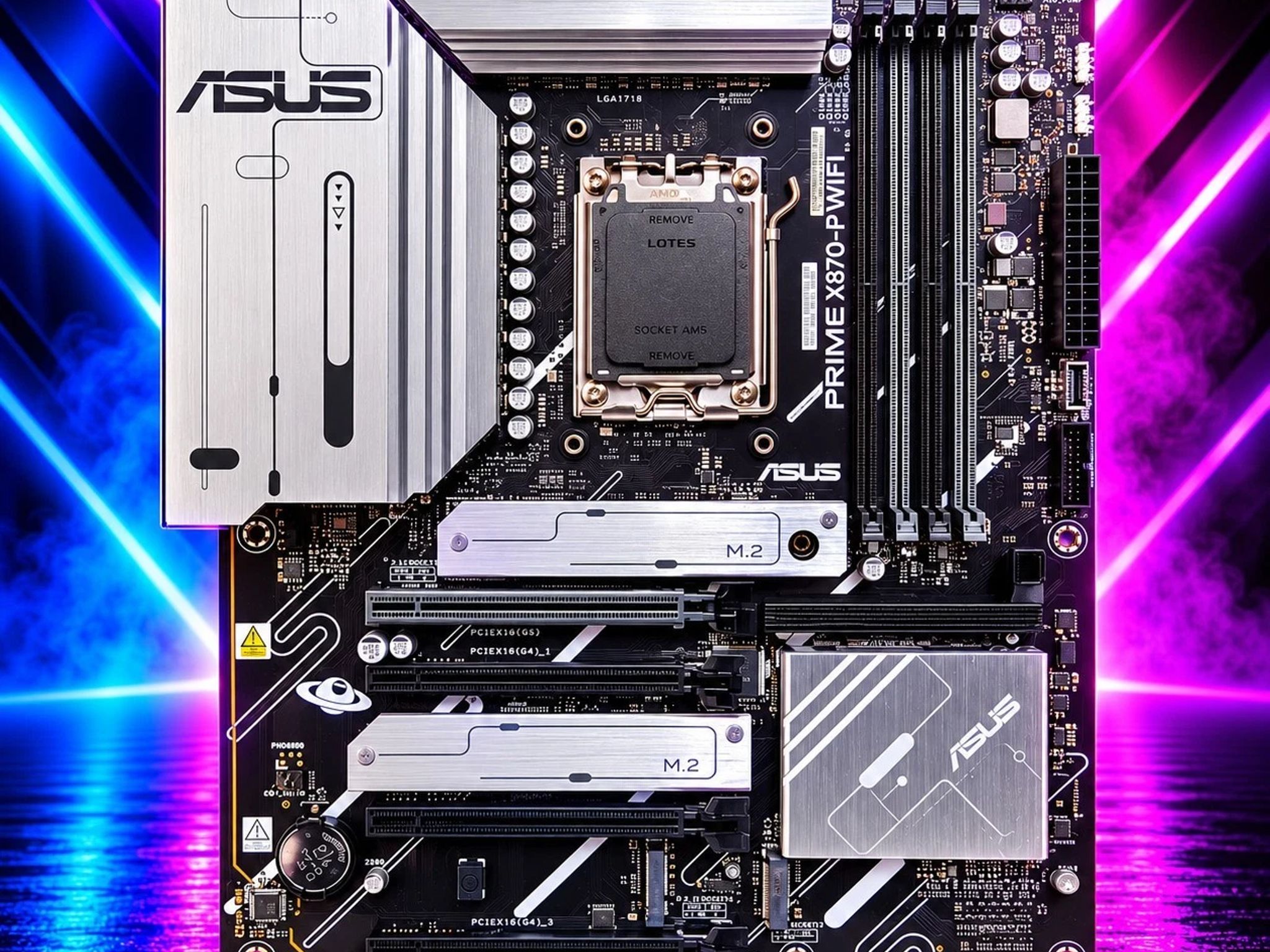 UPDATED BIOS ASUS PRIME X870-P WIFI AM5 DDR5 ATX Motherboard