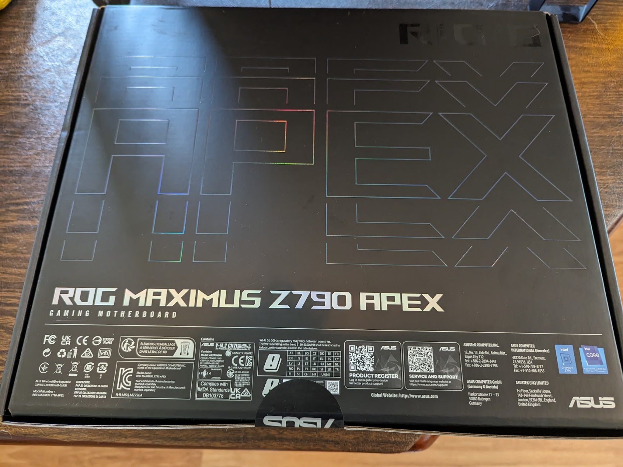 ASUS ROG MAXIMUS APEX INTEL Z790 - NEW IN BOX