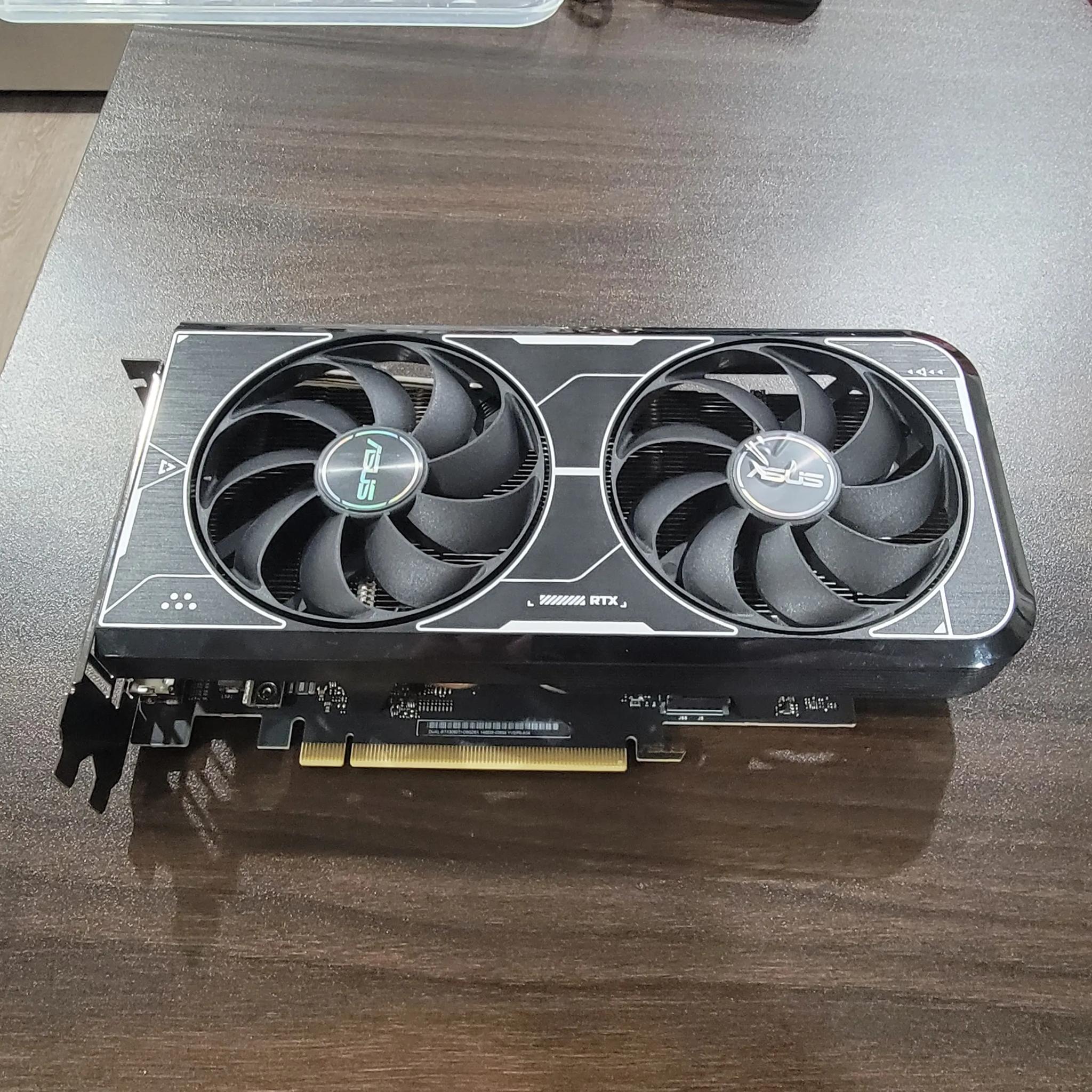 ASUS Dual NVIDIA GeForce RTX 3060 Ti OC Graphics Card (8GB GDDR6X Memory, Axial-tech Fan Design)