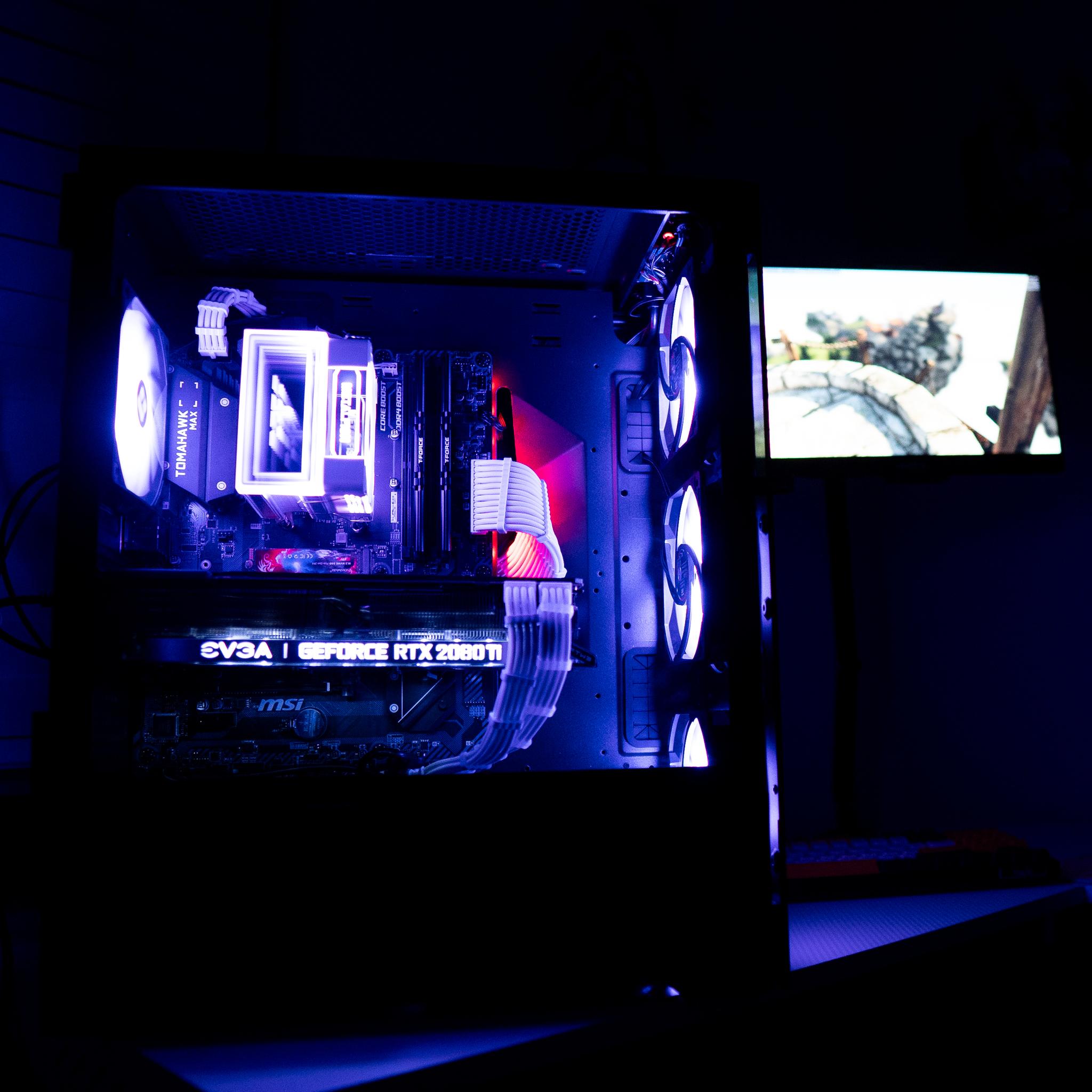 ⚪🟣 | NVIDIA RTX 2080Ti | RYZEN 5 3600X | 16GB DDR4 RAM | 1TB NVME SSD | Amethyst Achiever 2.0