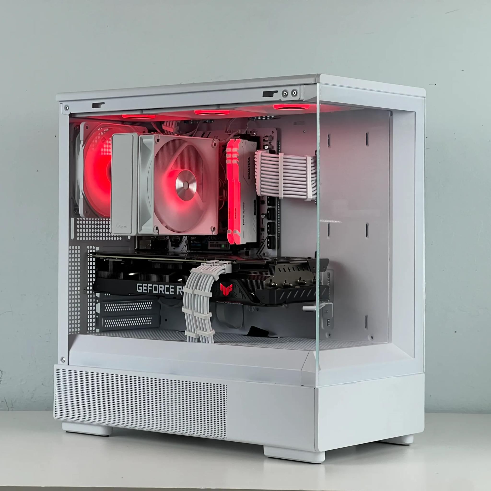 Clean White Gaming PC | RTX 3070 | Ryzen 5 5600G | 1TB SSD | 32GB RAM