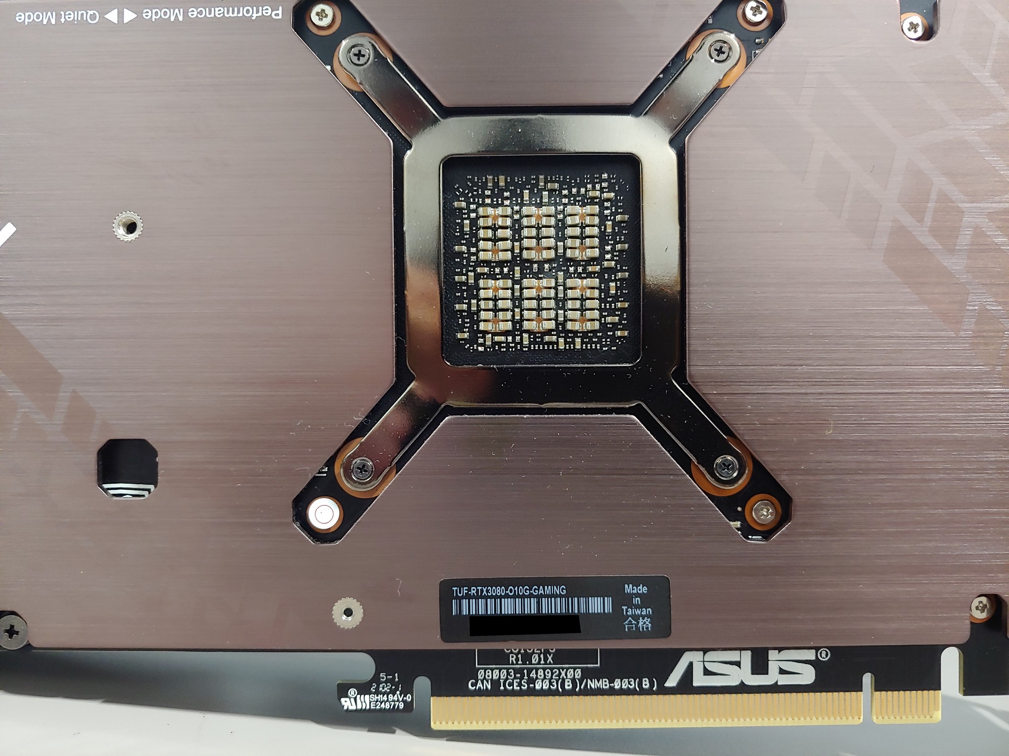 ASUS TUF Gaming RTX 3080 OC 10GB GDDR6X – Tested – Original Box