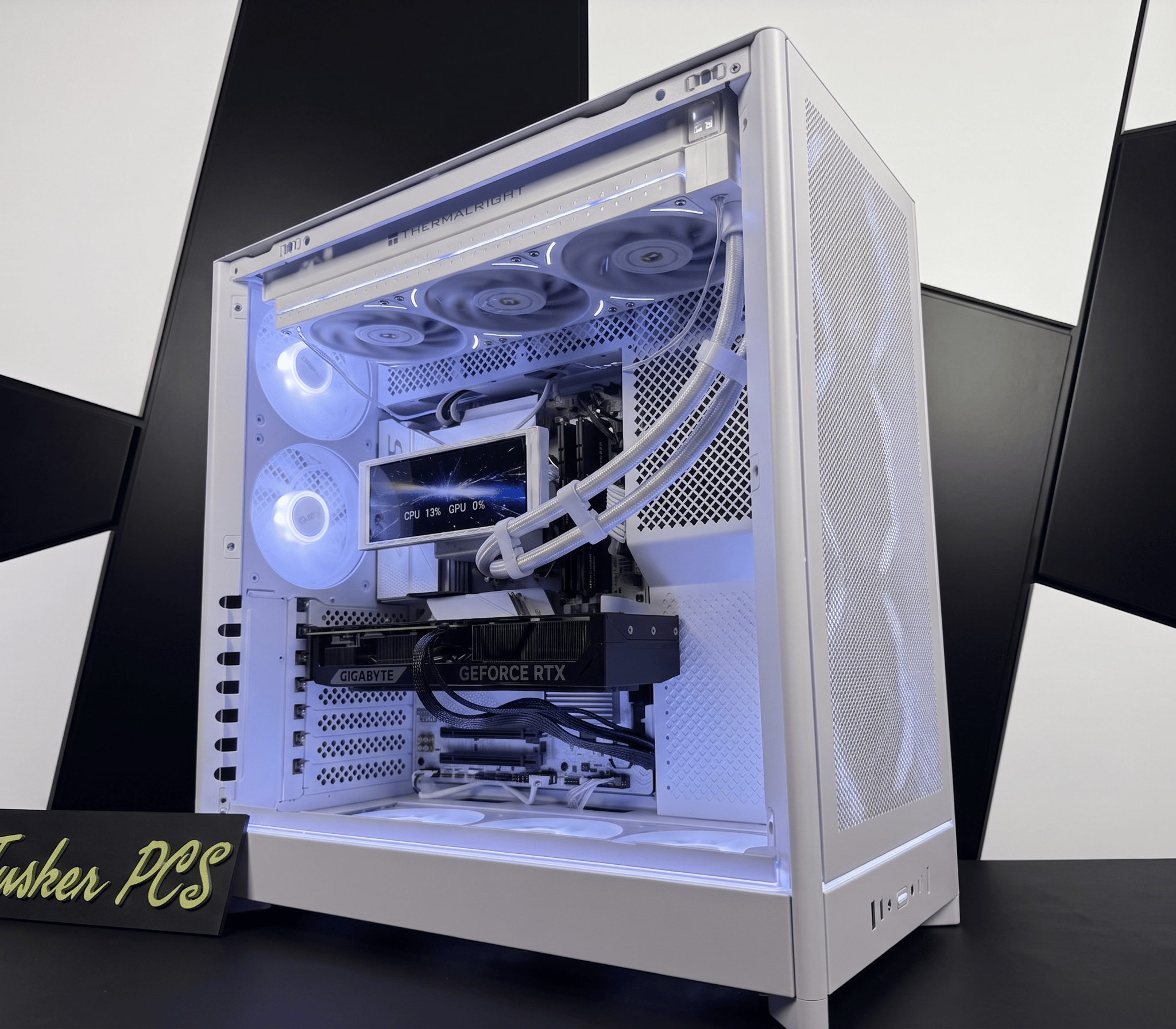 🌑❄️ MIDNIGHT GLACIER ❄️🌑 Ryzen 7 7800X3D| RTX 5070| 64 GB DDR5| 2.5 TB NVMe| 850W PSU