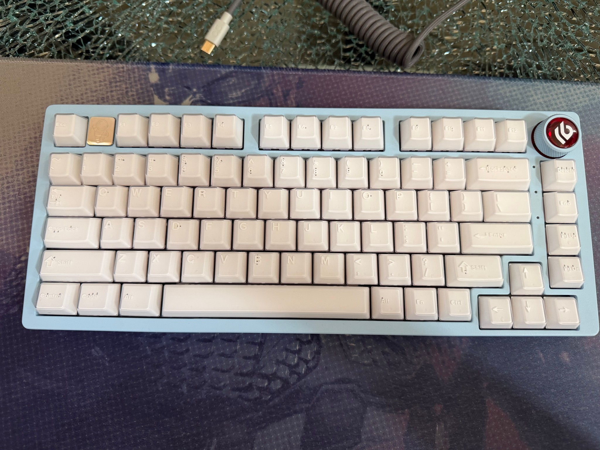 Leobog Hi75 75% Custom Mechanical Keyboard | Tactile Switches | Blue