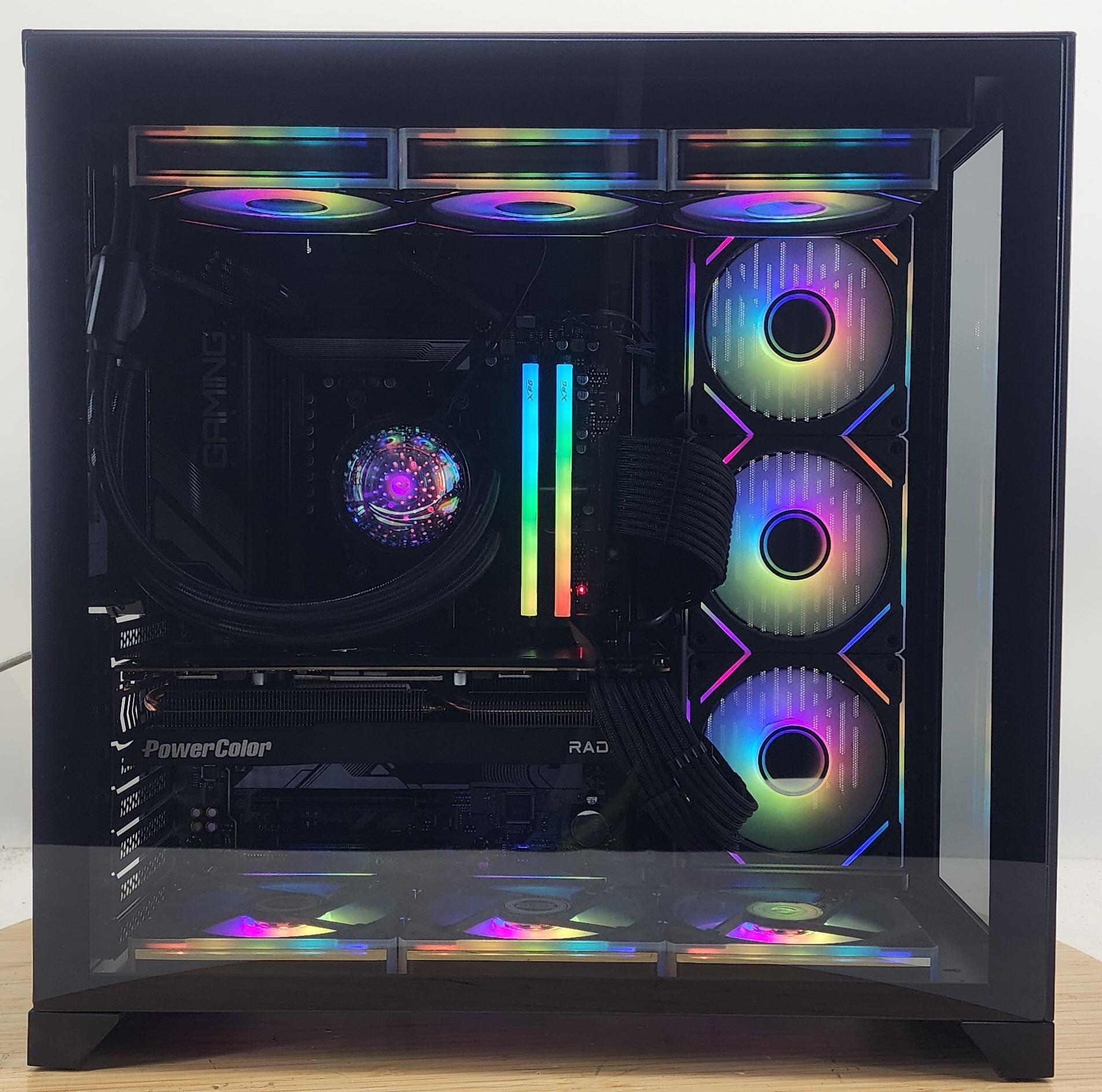 Gaming PC Ryzen 7 9700X 32GB RAM 1TB SSD RX 7800 XT 16GB Windows 11 Computer