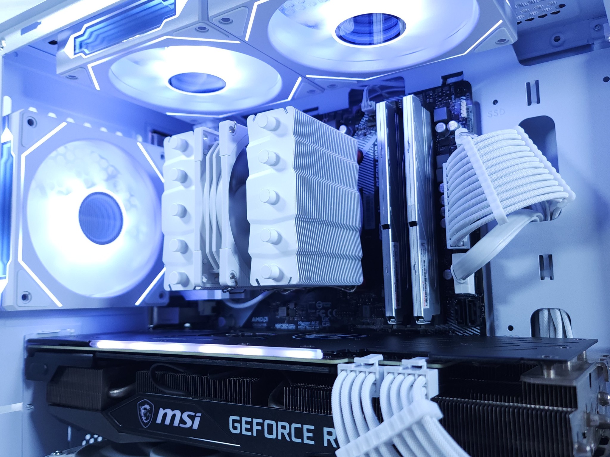 🤍RTX 3070 || Ryzen 7 5700X || 2TB NVMe SSD || 32GB 3200MHz || 1080p/1440p Gaming Computer