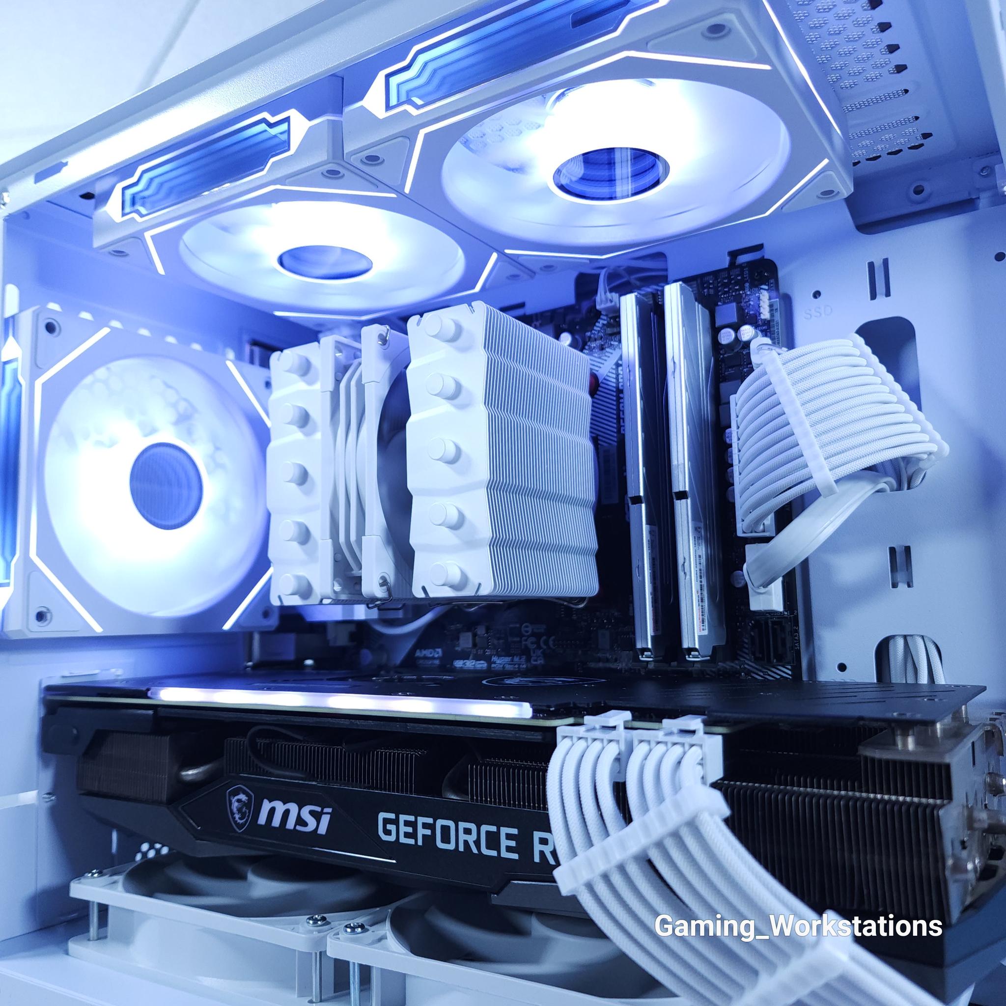 🤍RTX 3070 || Ryzen 7 5700X || 2TB NVMe SSD || 32GB 3200MHz || 1080p/1440p Gaming Computer