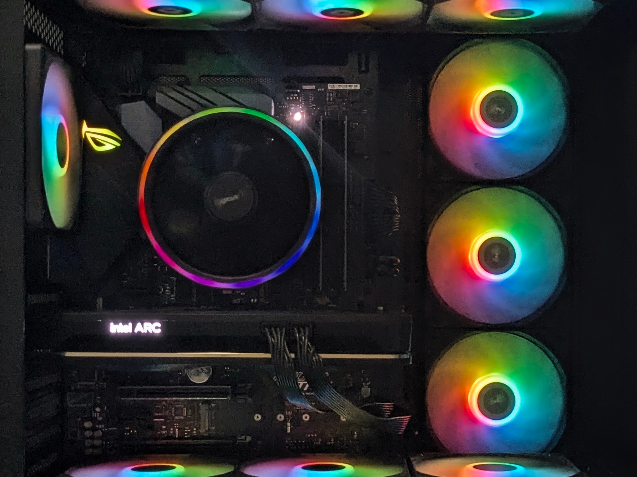 Intel ARC A750🖤Ryzen 5 5500🖤16GB RAM 🖤1TB Nvme/HDD🖤 Windows 11 Pro